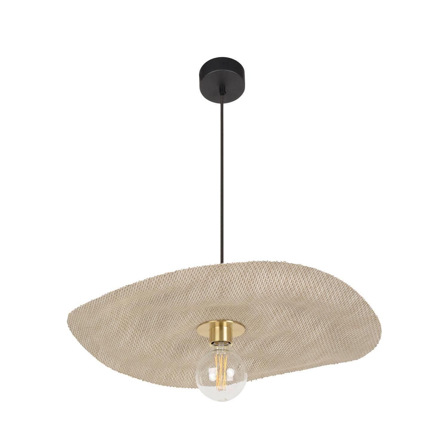 Lampa wisząca RIVAGE beżowy len Market Set 58 cm Eye on Design