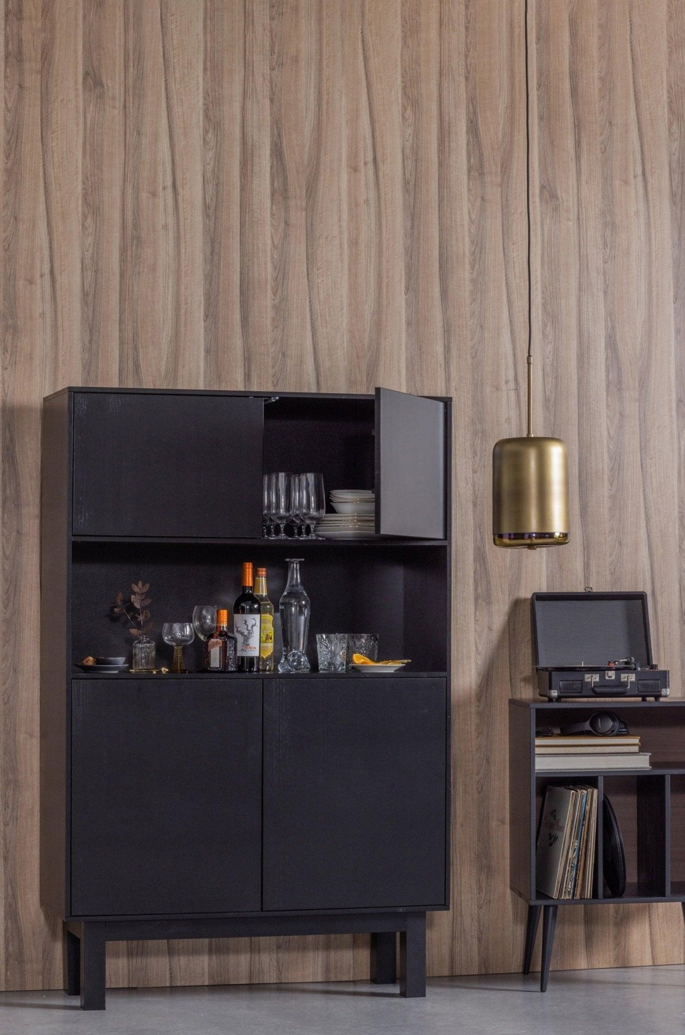 Lampa wisząca SAFA mosiądz Woood Exclusive Eye on Design