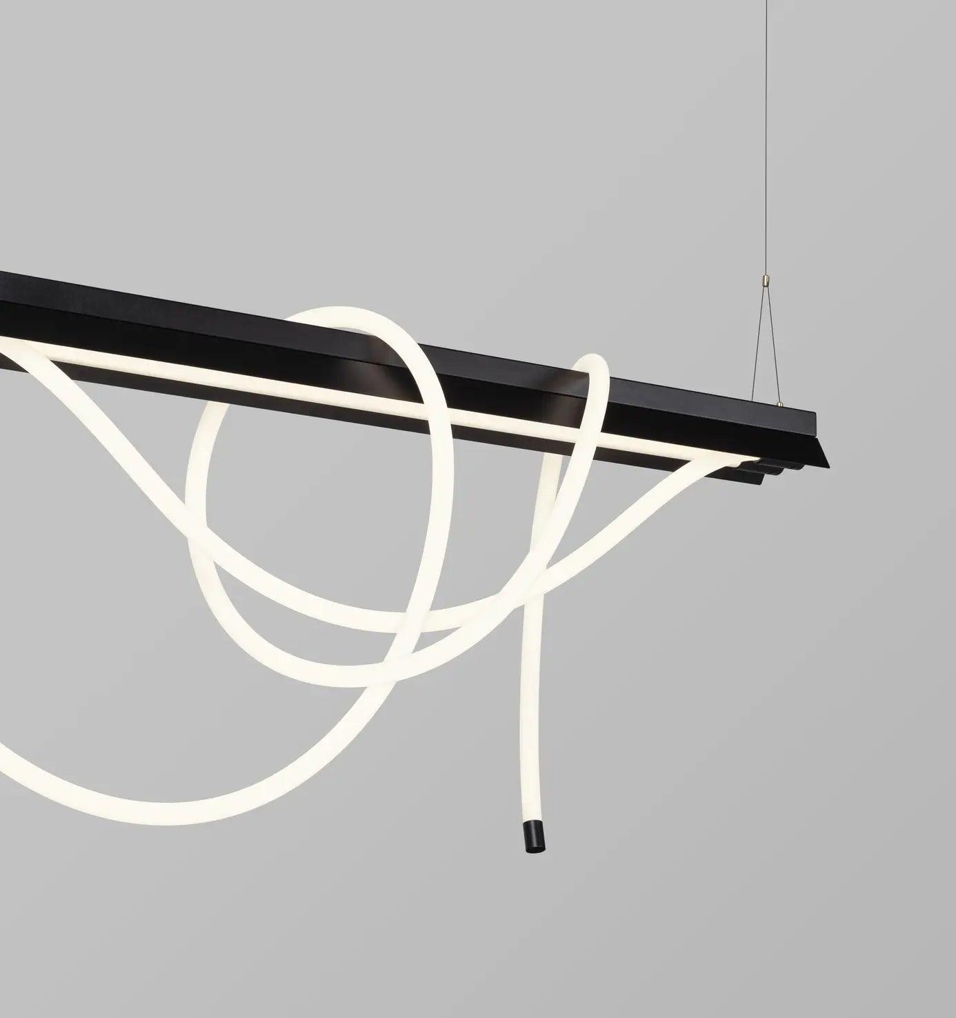 Lampa wisząca TUBELIGHT czarny Moooi Eye on Design