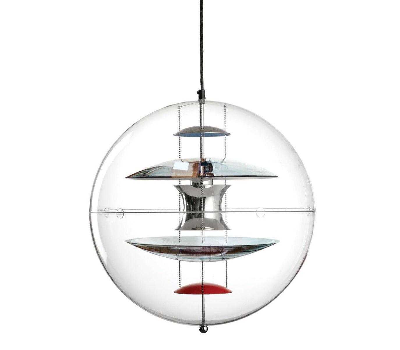 Lampa wisząca VP GLOBE kolorowe szkło Verpan Eye on Design