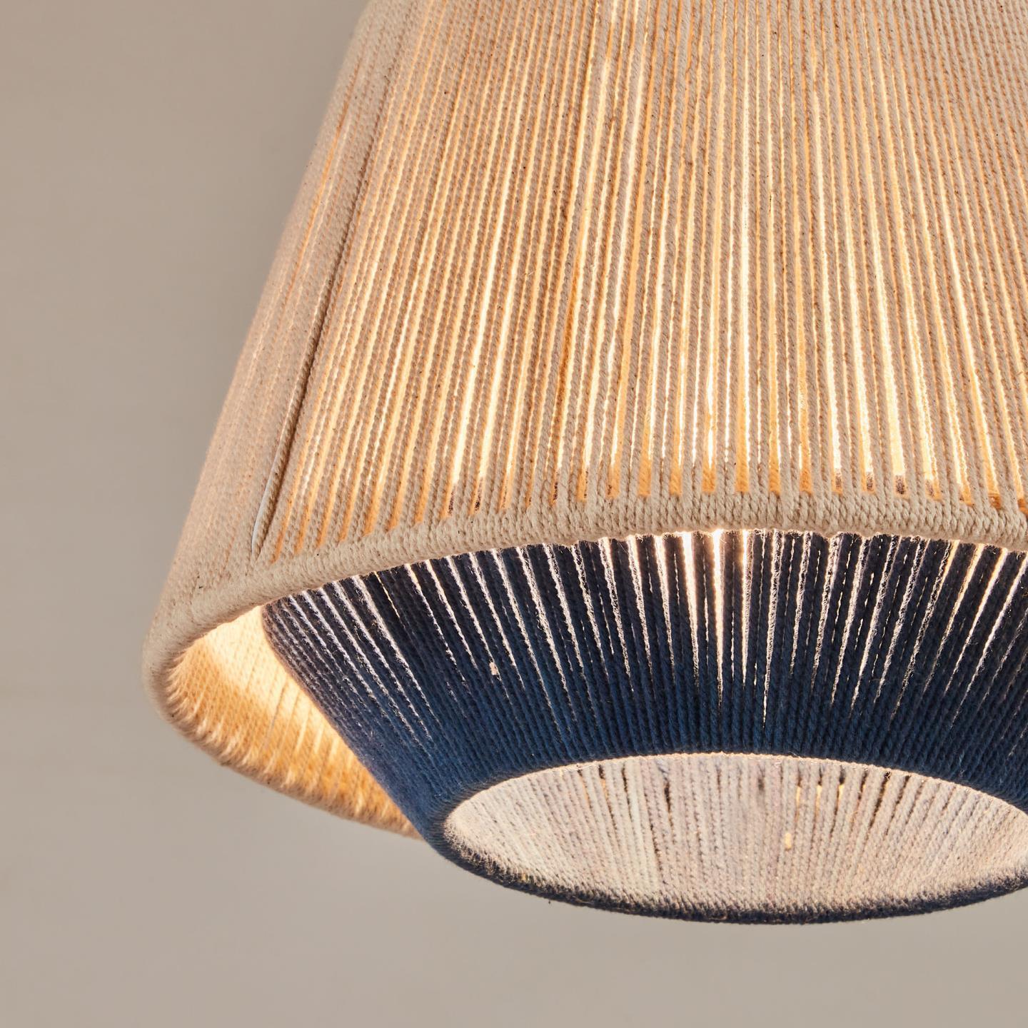 Lampa wisząca YUVIA beżowy z zielonym La Forma Eye on Design
