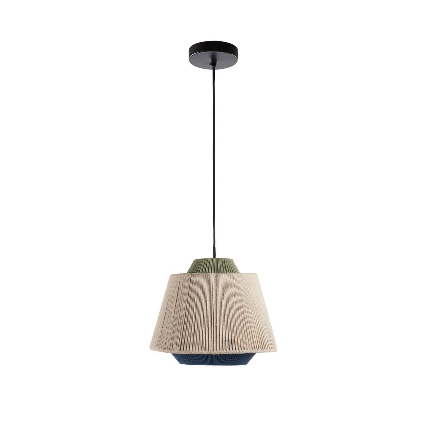 Lampa wisząca YUVIA beżowy z zielonym La Forma Eye on Design