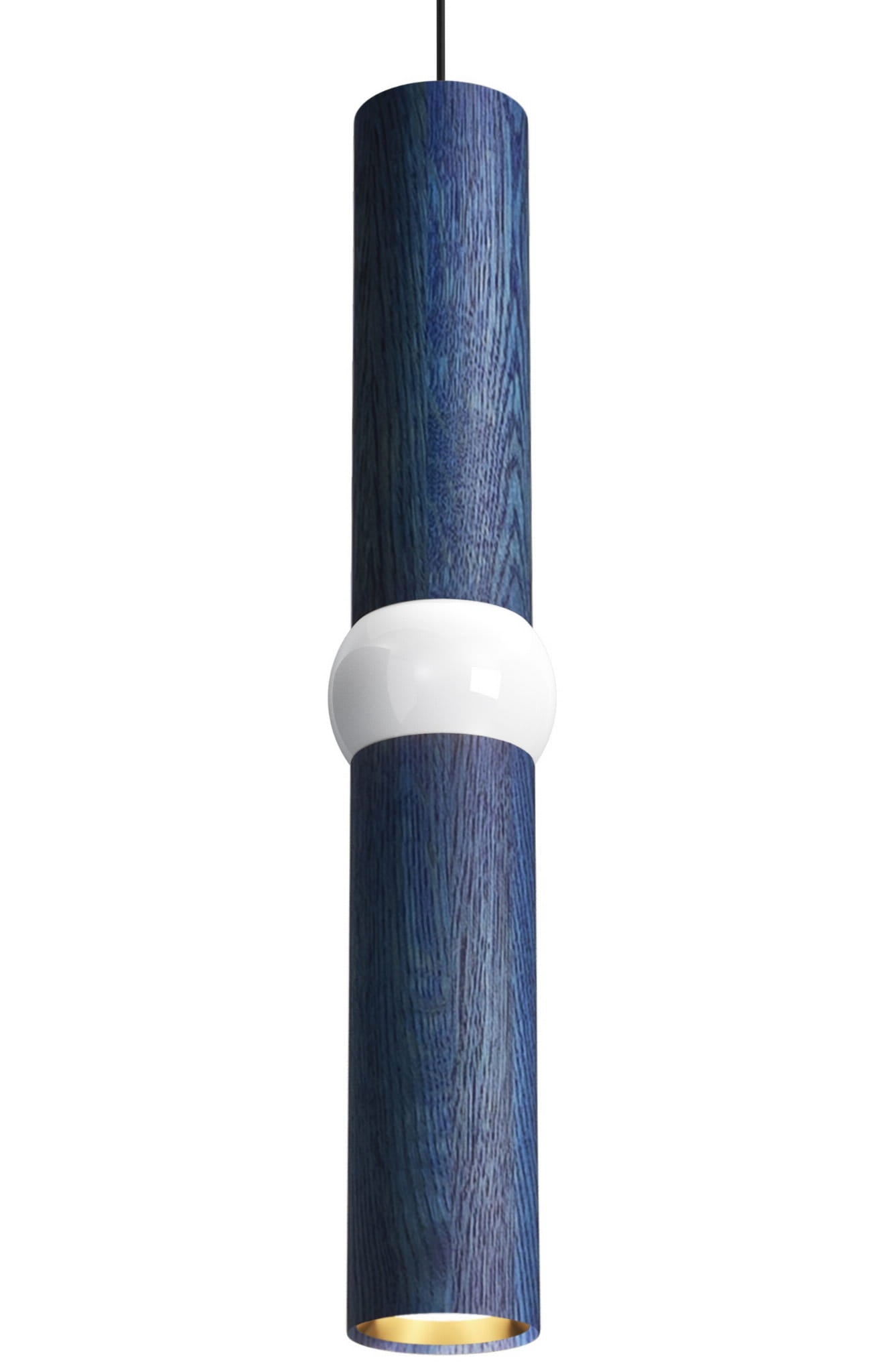 LIGHTBONE pendant lamp blue oak