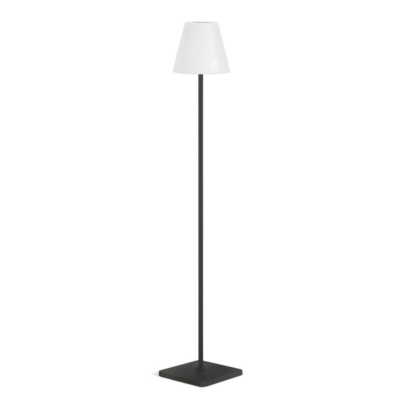 Lampa zewnętrzna podłogowa MARAY biały z czarną podstawą La Forma Eye on Design