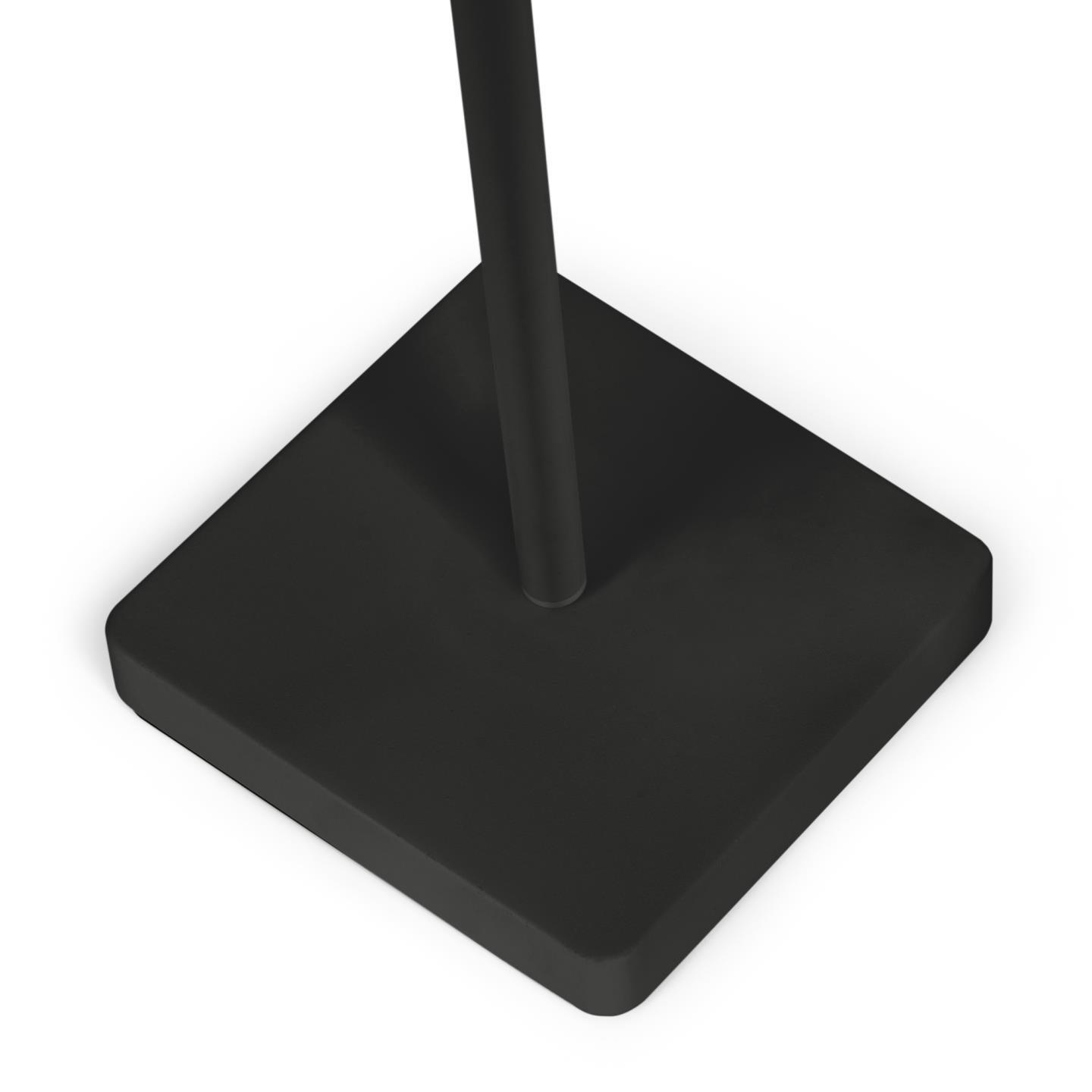 Lampa zewnętrzna podłogowa MARAY biały z czarną podstawą La Forma Eye on Design