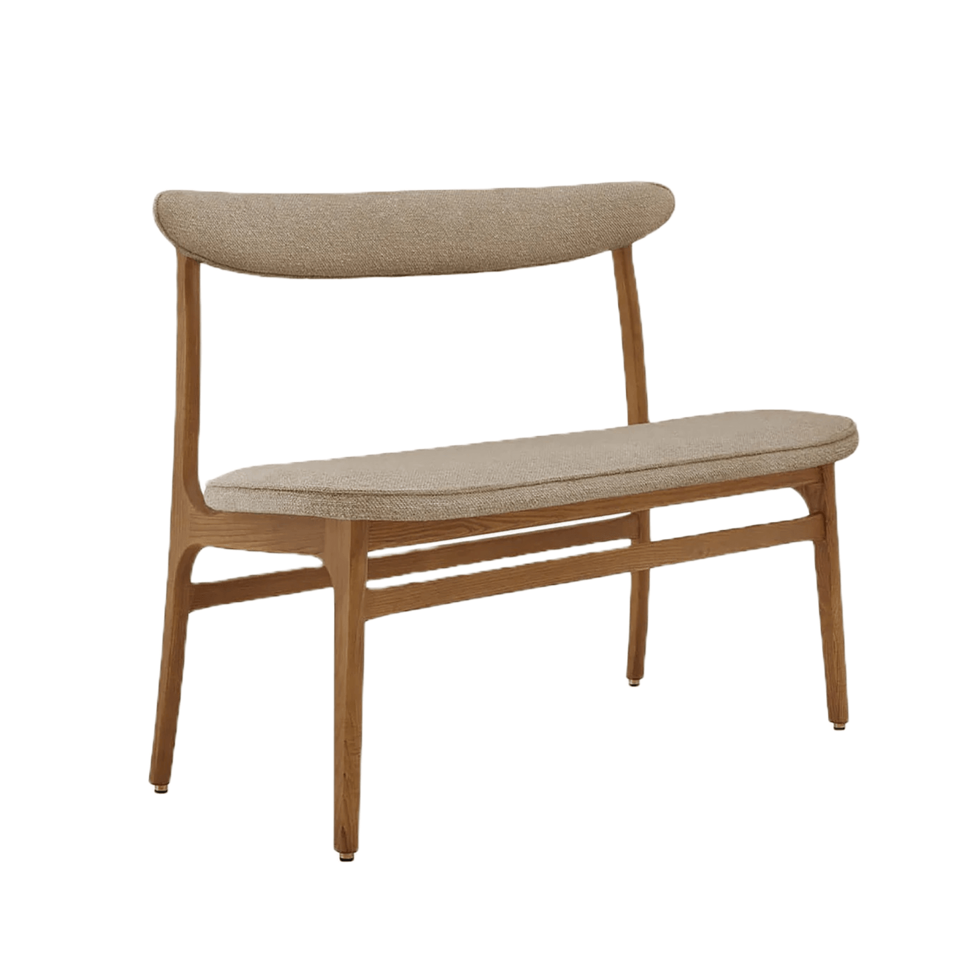 Ławka 200-190 beżowy w tkaninie Boucle Beige 366 concept Eye on Design
