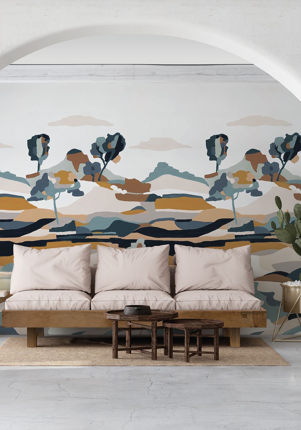 Wandbild LE BASSIN jasnobeżowy