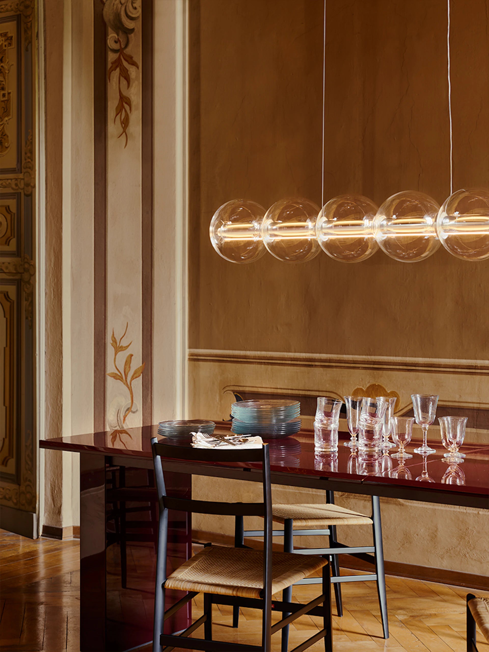 LUCE SFERICA Glass Pendant Lamp