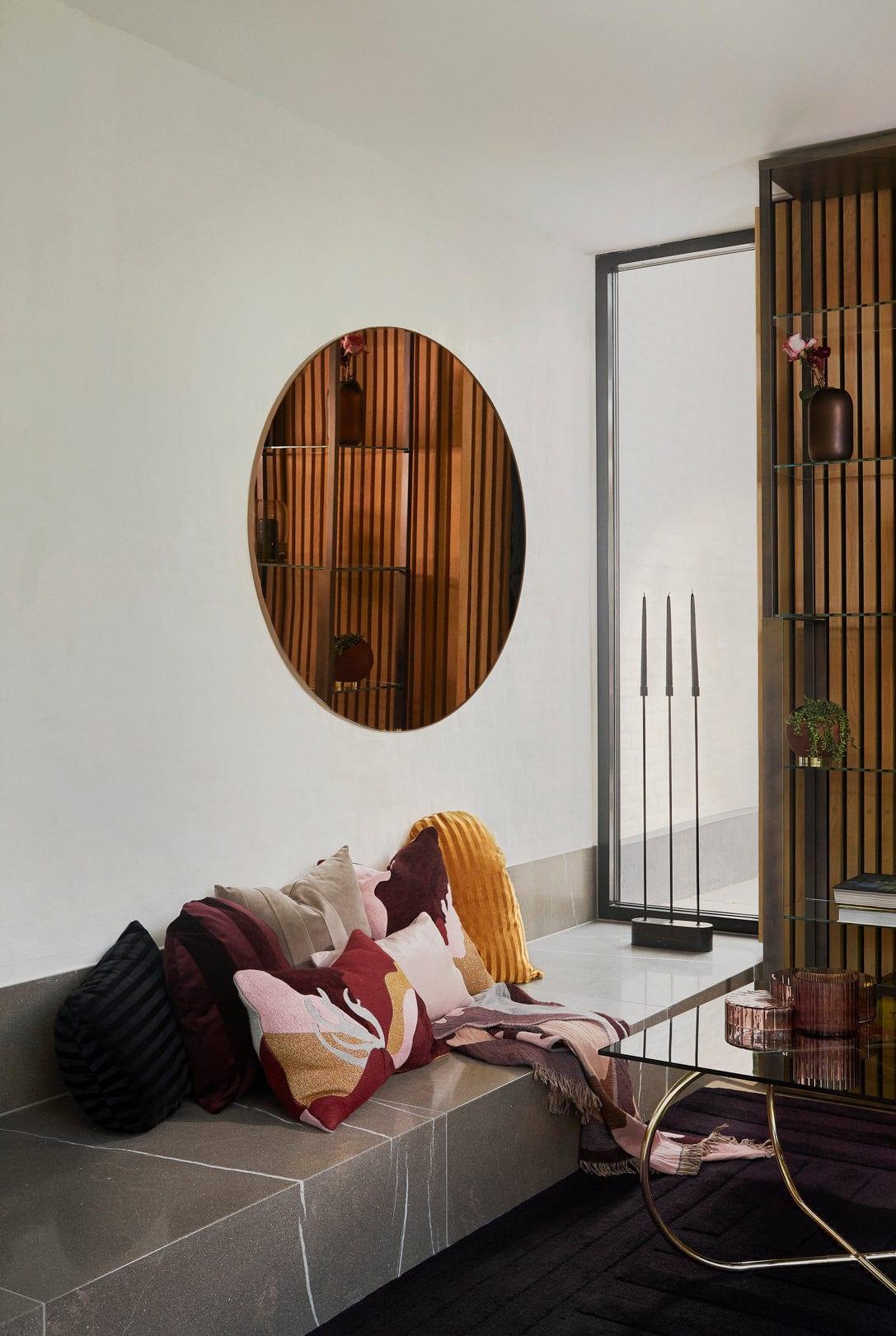 Lustro CIRCUM pomarańczowy AYTM Eye on Design
