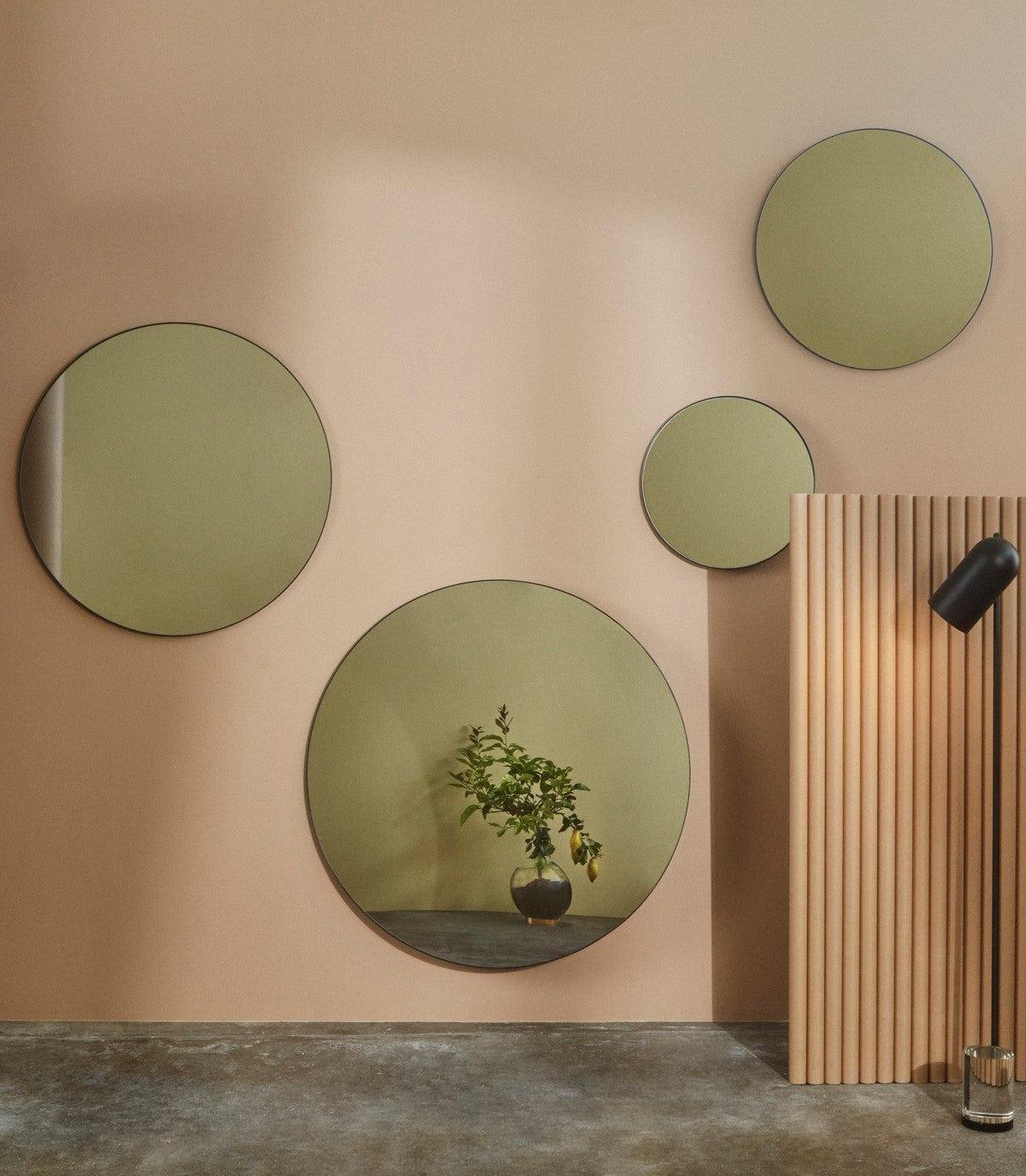 Lustro CIRCUM pomarańczowy AYTM Eye on Design