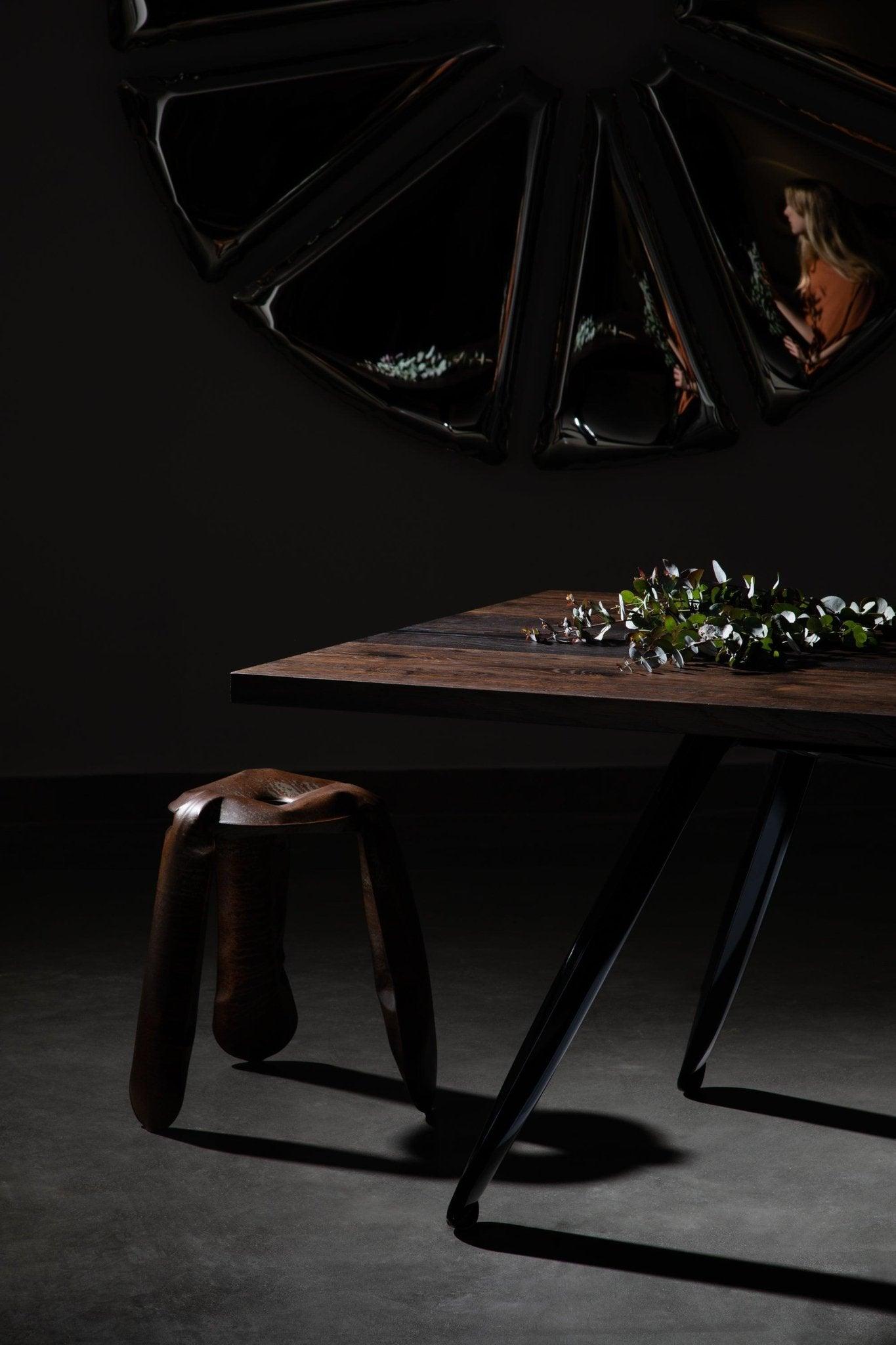 Lustro dekoracyjne NUCLEUS inox Zieta Studio Eye on Design