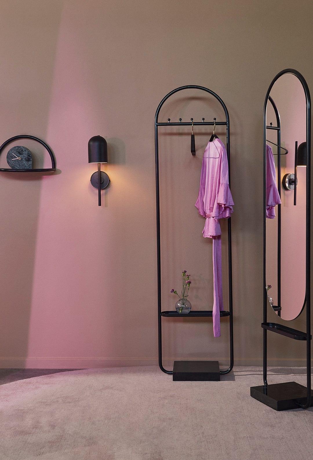 Lustro podłogowe ANGUI czarny marmur AYTM Eye on Design