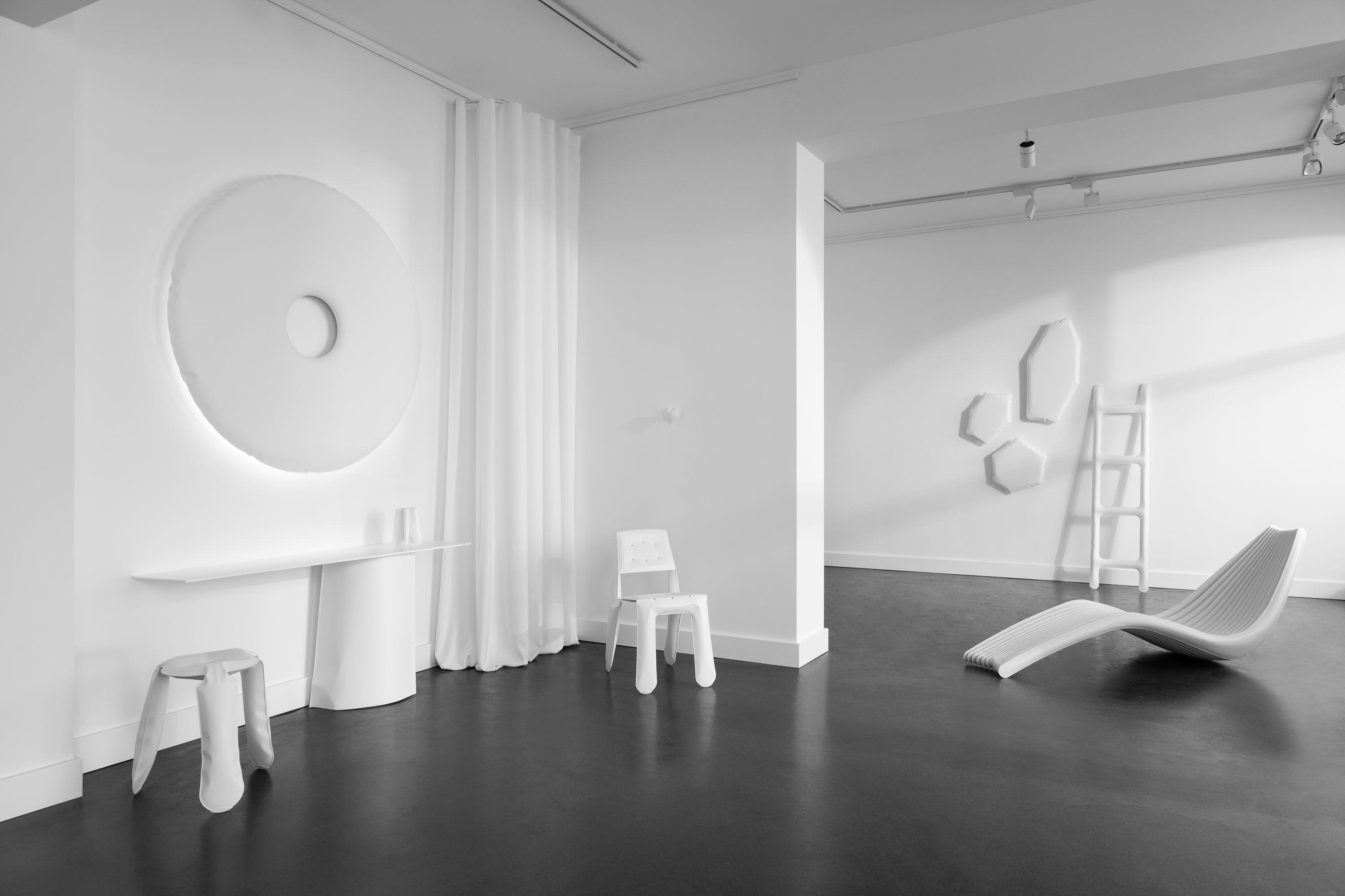 Lustro RONDO cotton candy biały mat Zieta Studio Eye on Design