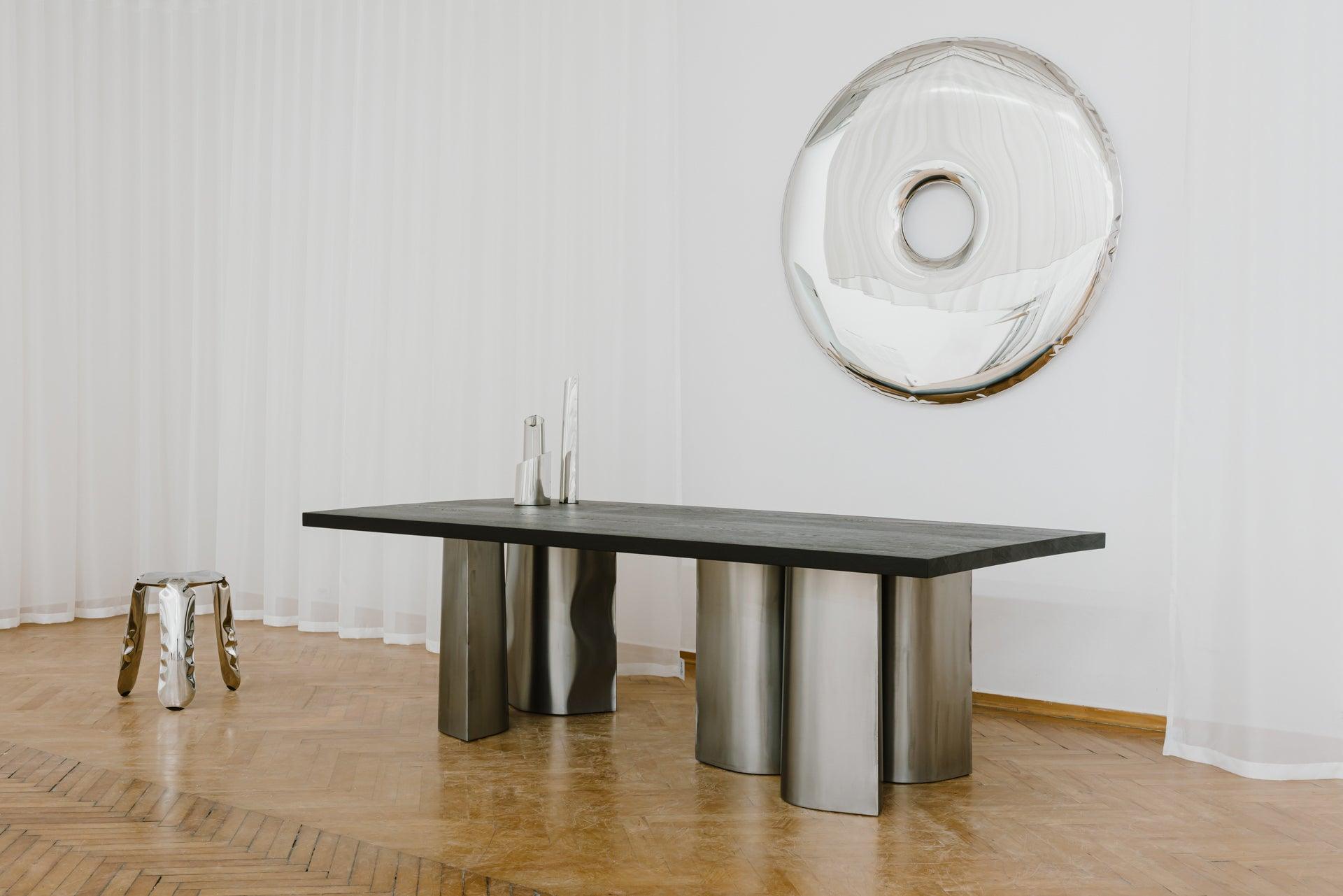 Lustro RONDO inox Zieta Studio Eye on Design