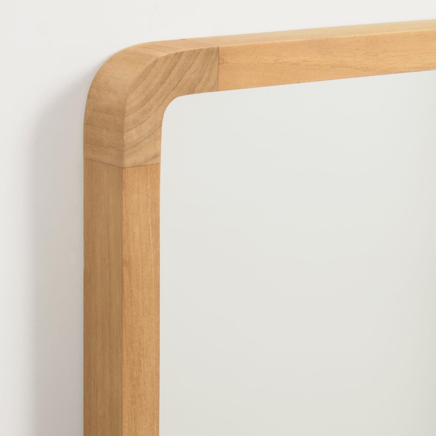 Lustro SHAMEL lite drewno tekowe La Forma Eye on Design
