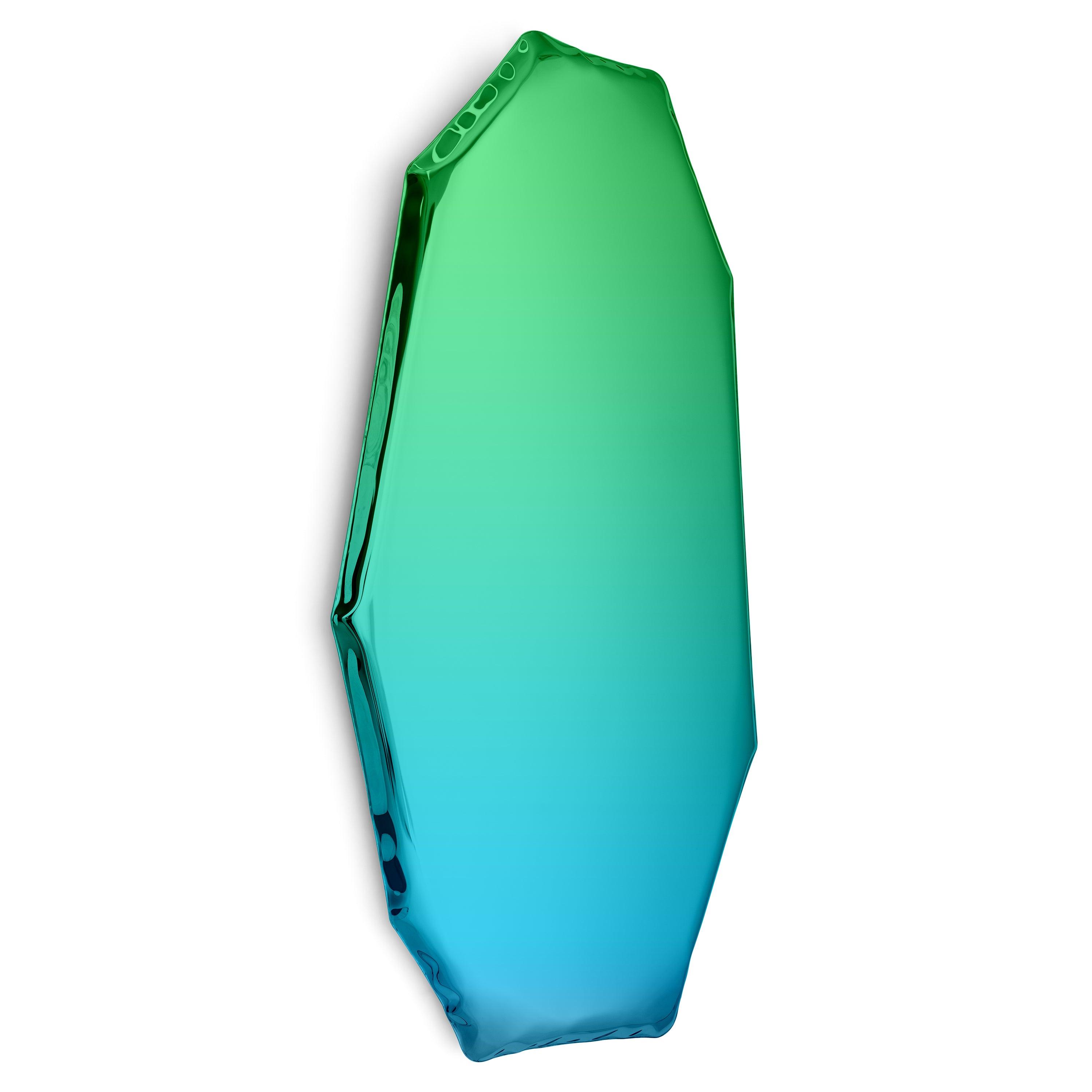 Lustro TAFLA C gradient szmaragd/szafir Zieta Studio C3 Eye on Design