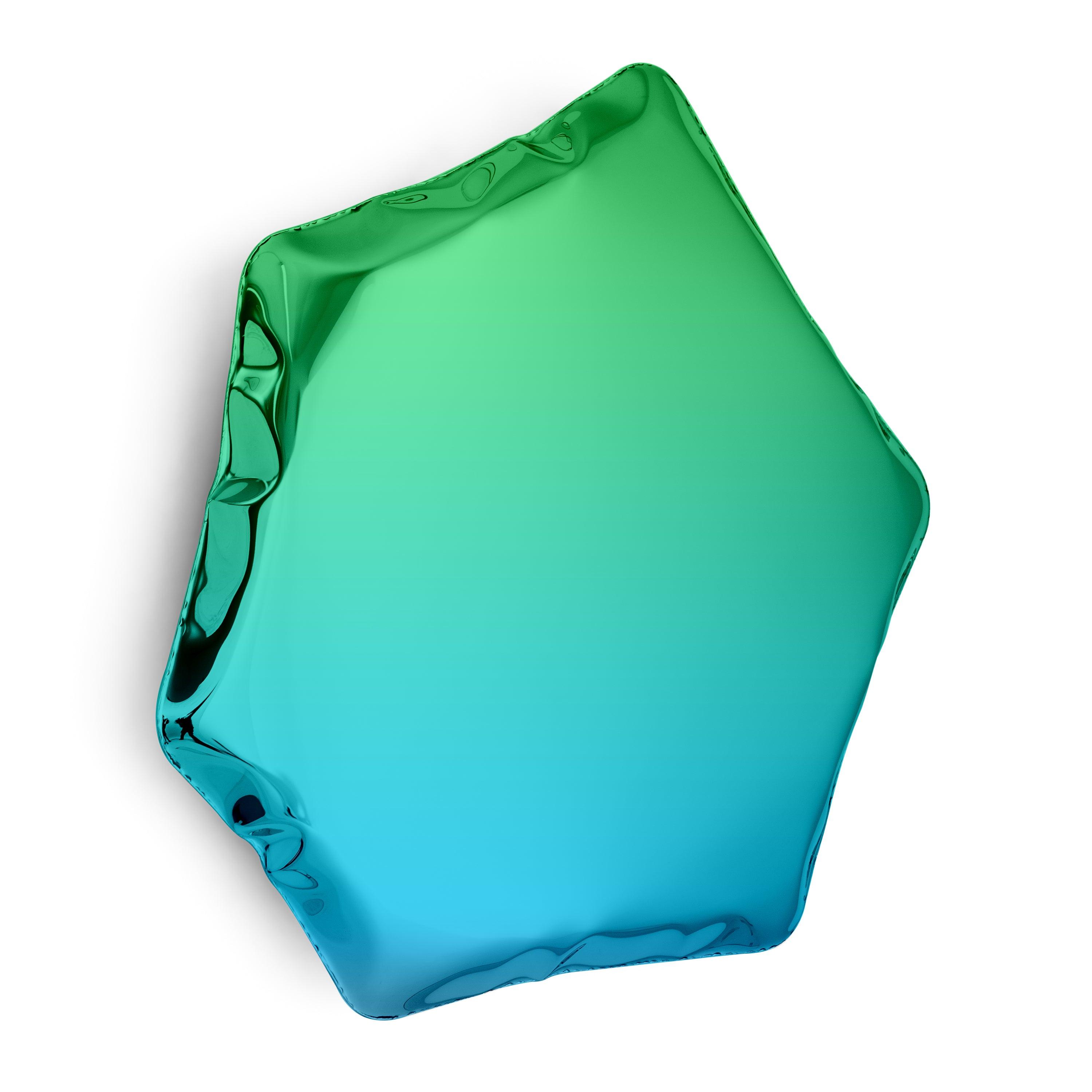 Lustro TAFLA C gradient szmaragd/szafir Zieta Studio C6 Eye on Design
