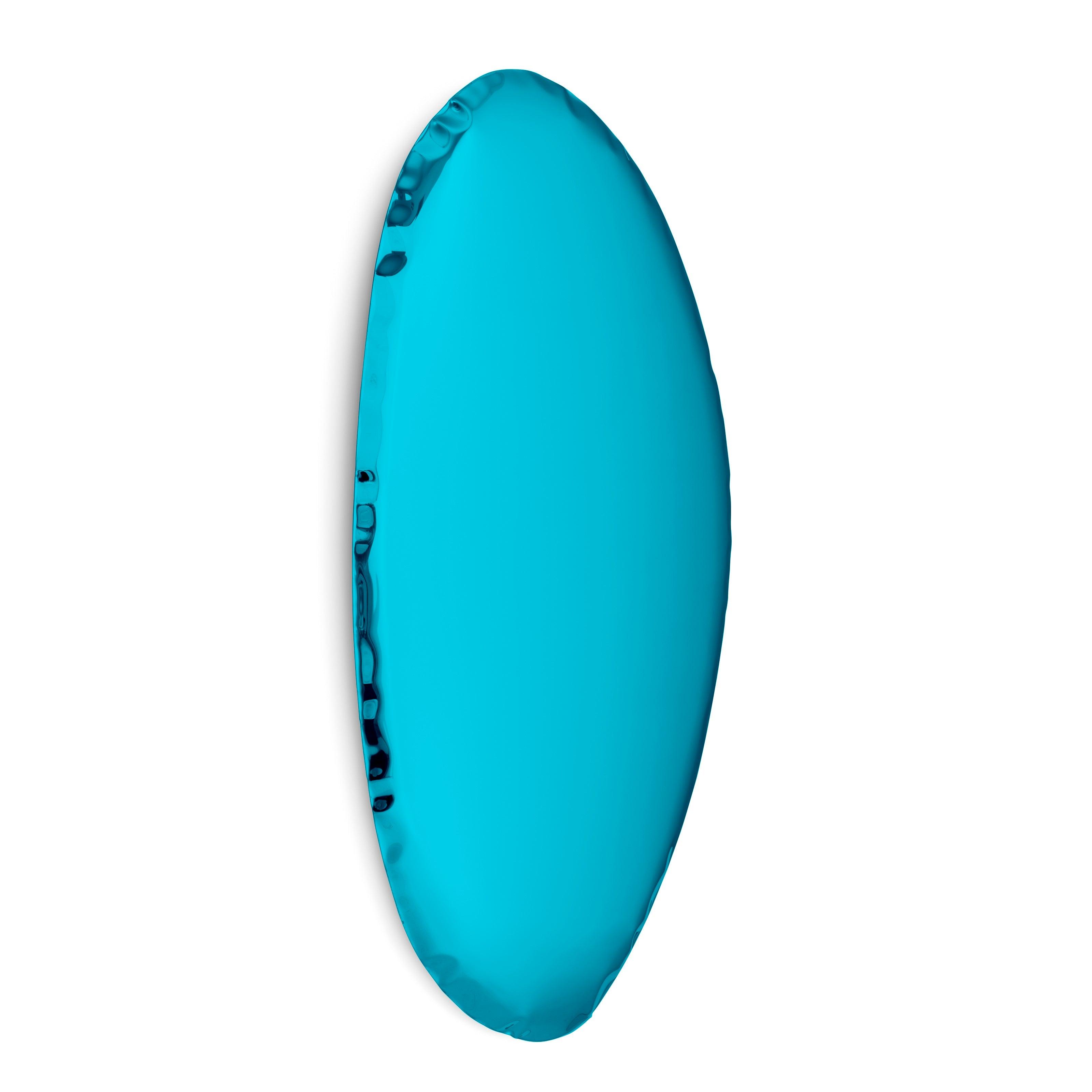 Lustro TAFLA O gradient szafir Zieta Studio O4 Eye on Design