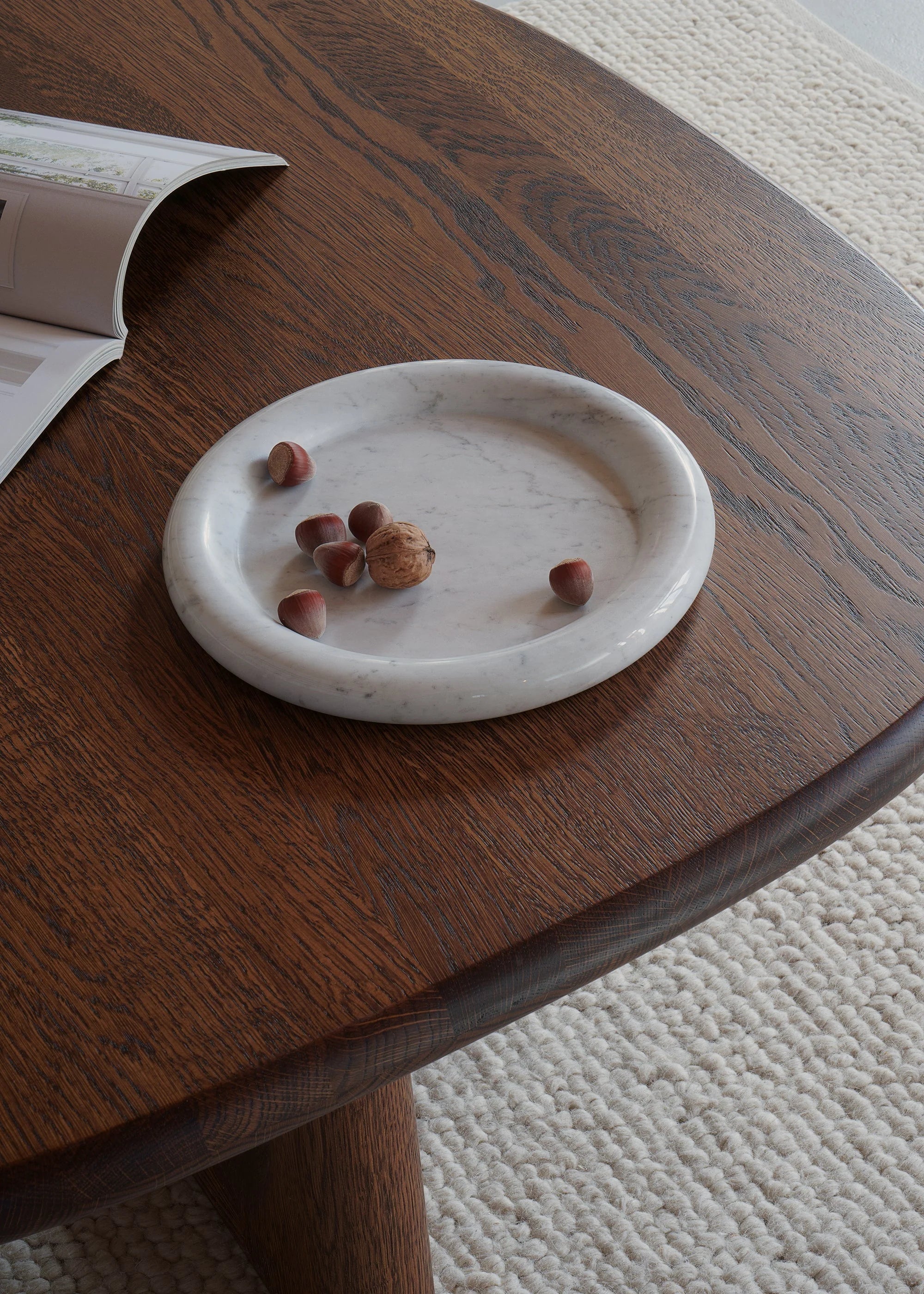 LUVA tray white marble