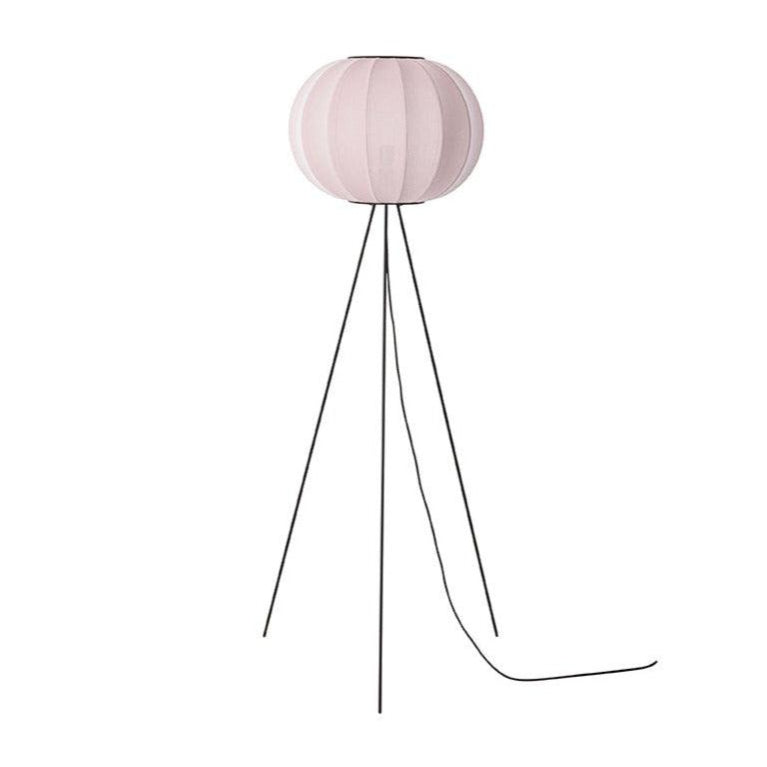 High tripod floor lamp KNIT-WIT light pink