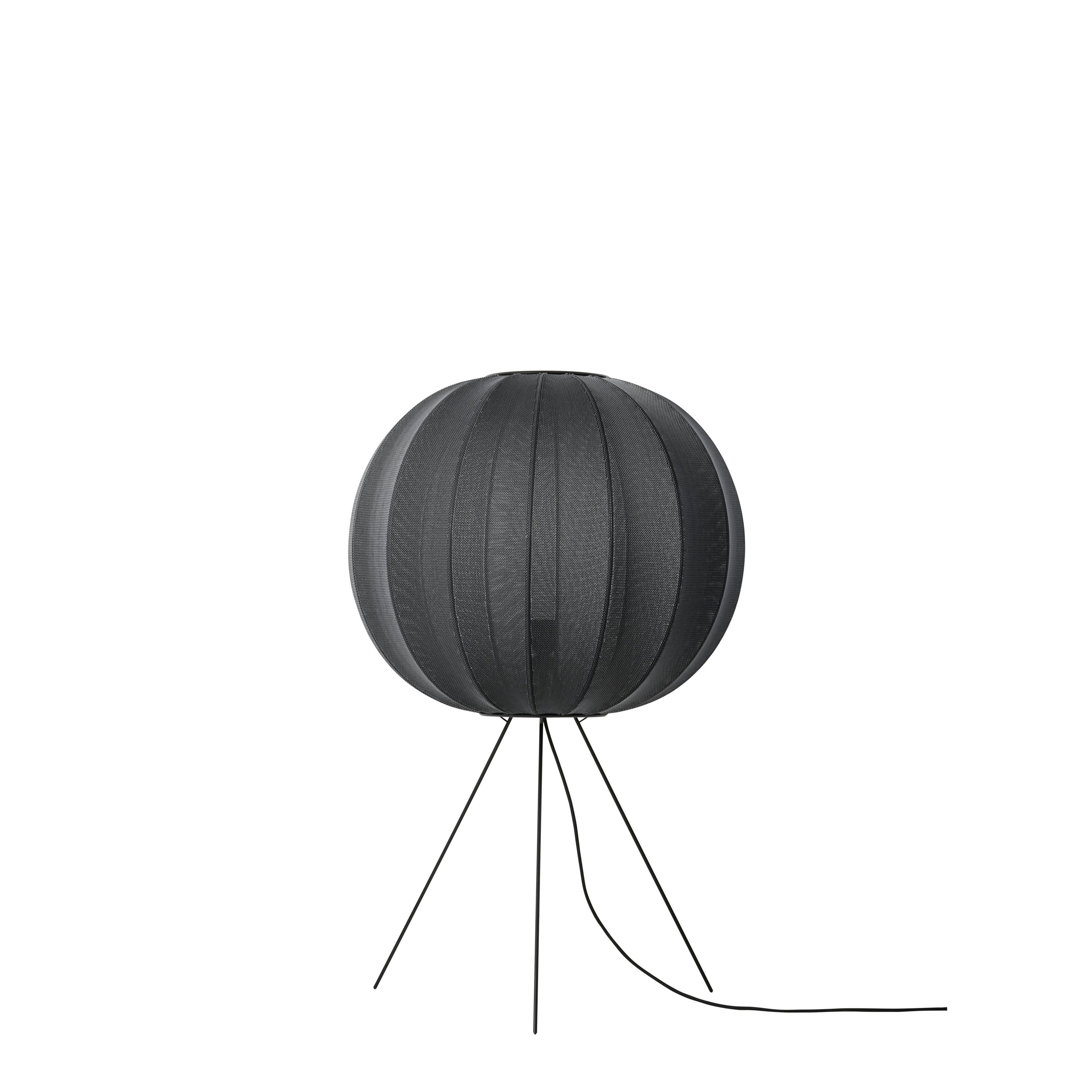 Stehlampe Dreibein niedrig KNIT-WIT schwarz