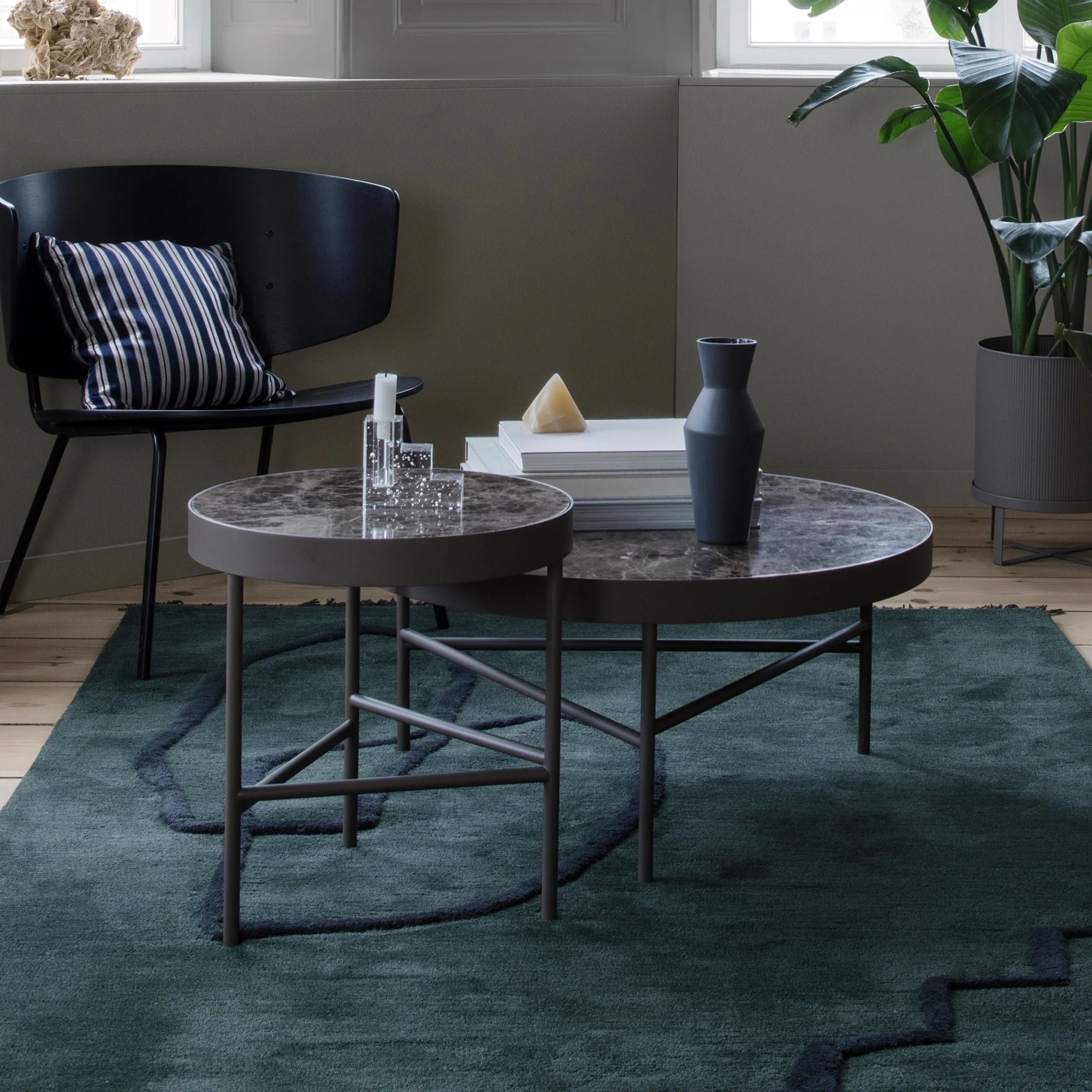 Stolik MARBLE TABLE schwarzer Marmor