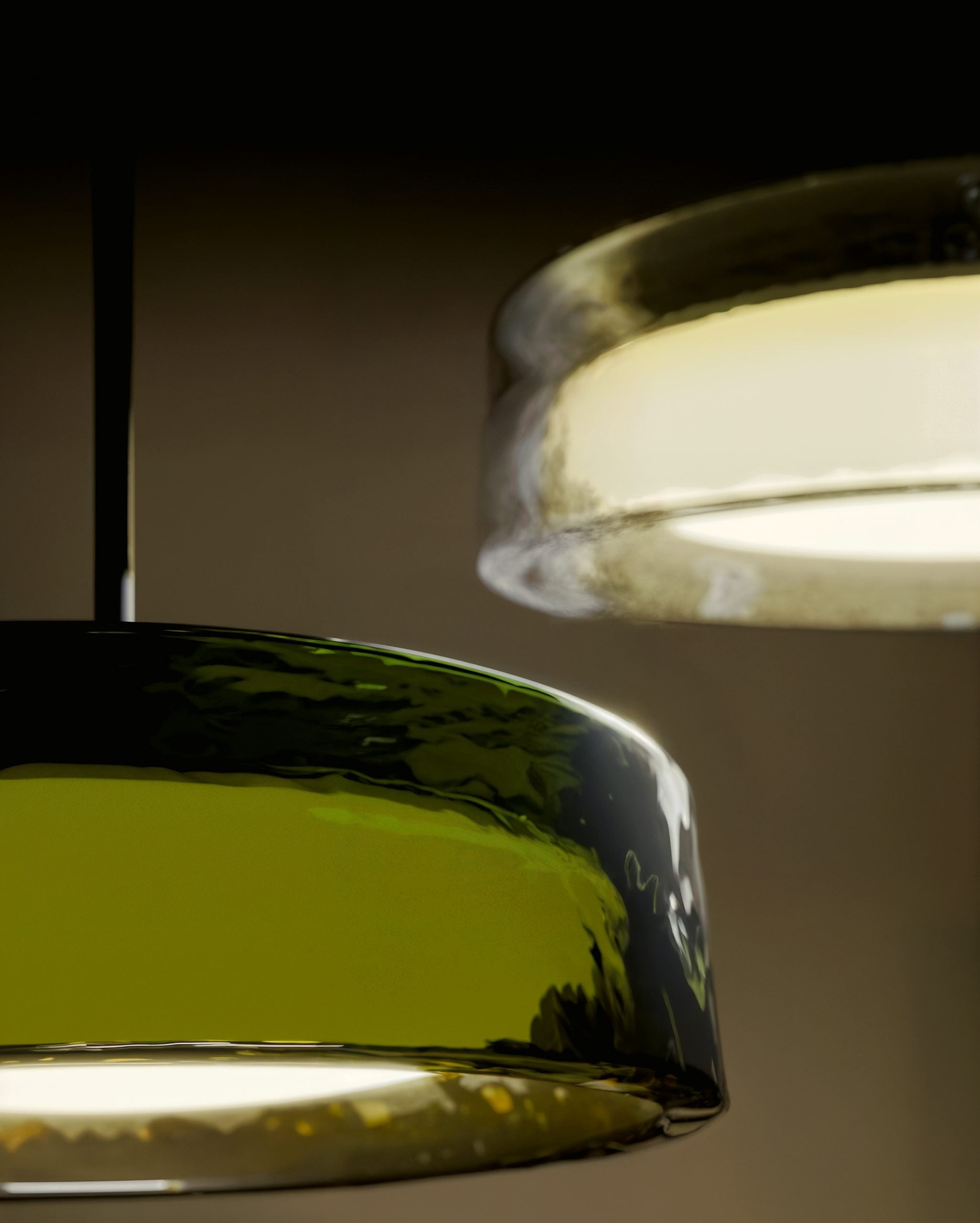 RINGO green ceiling lamp