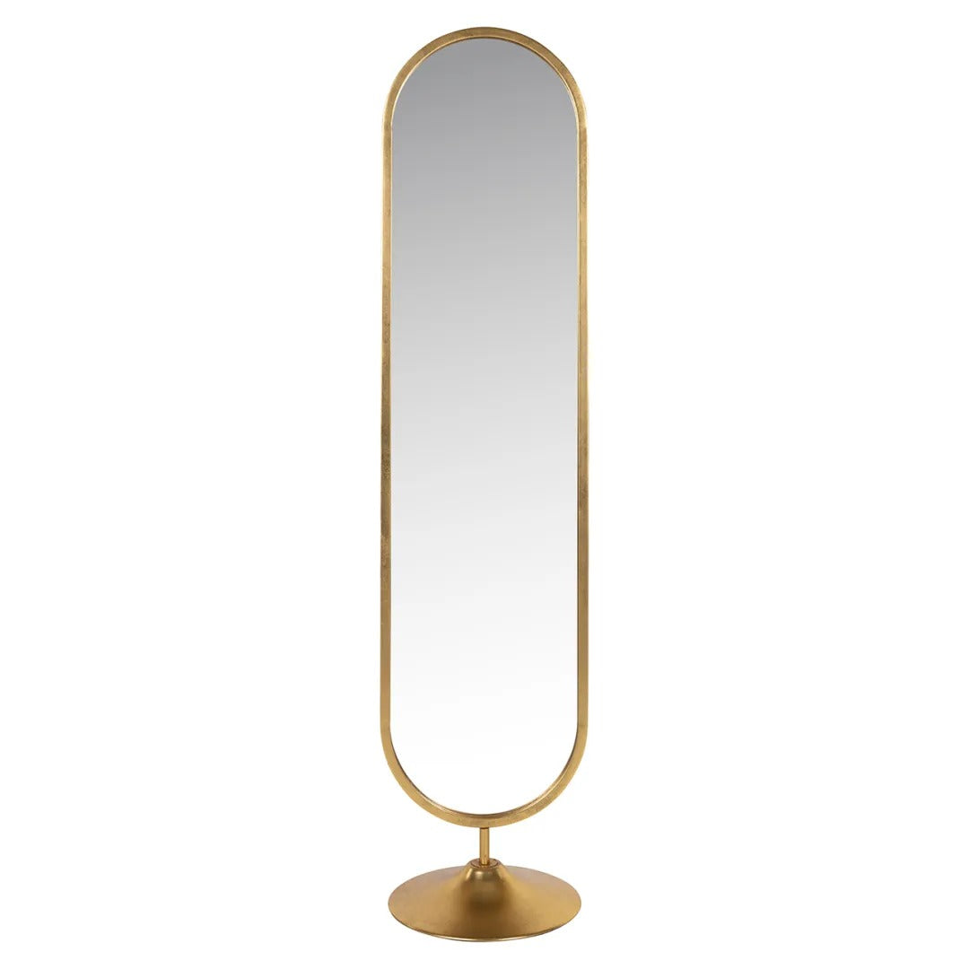 MOYA standing mirror gold