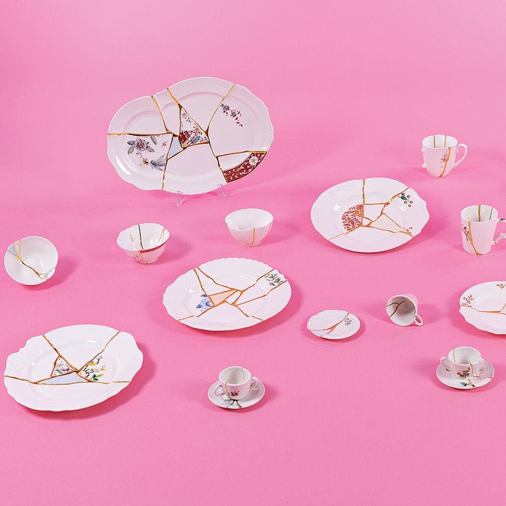 Miska KINTSUGI #3 porcelanowy Seletti Eye on Design