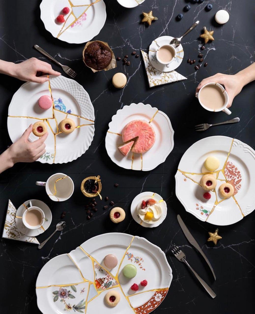 Miska KINTSUGI #3 porcelanowy Seletti Eye on Design