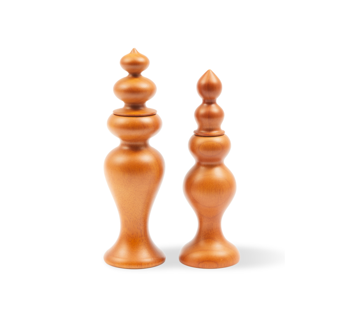 GRINDER SALT/PEPPER brown salt and pepper mill