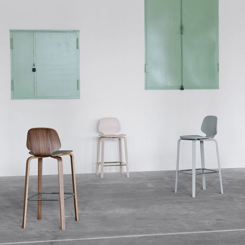 Upholstered Bar Chair My Oak Veneer