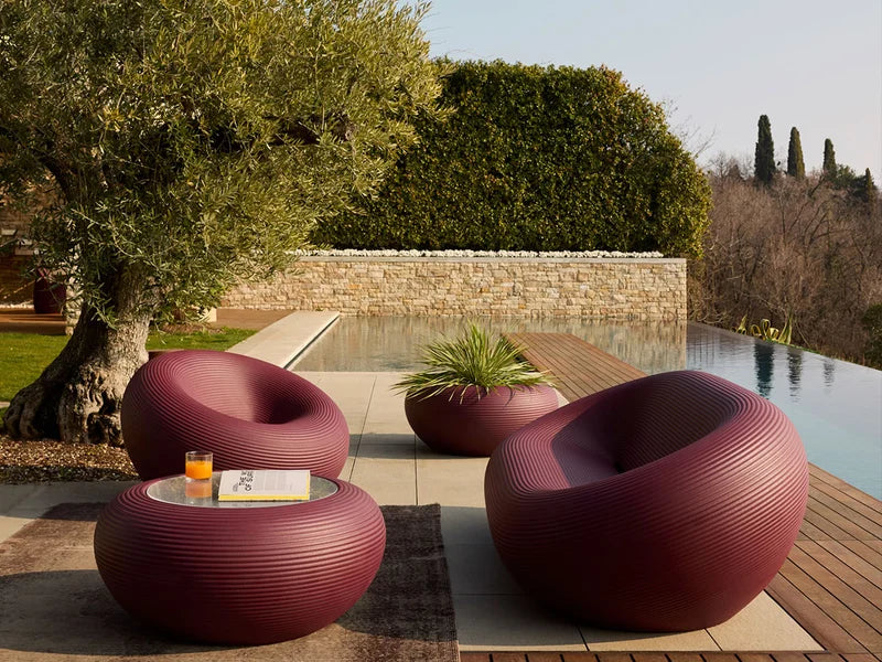 NAMI outdoor armchair warm gray