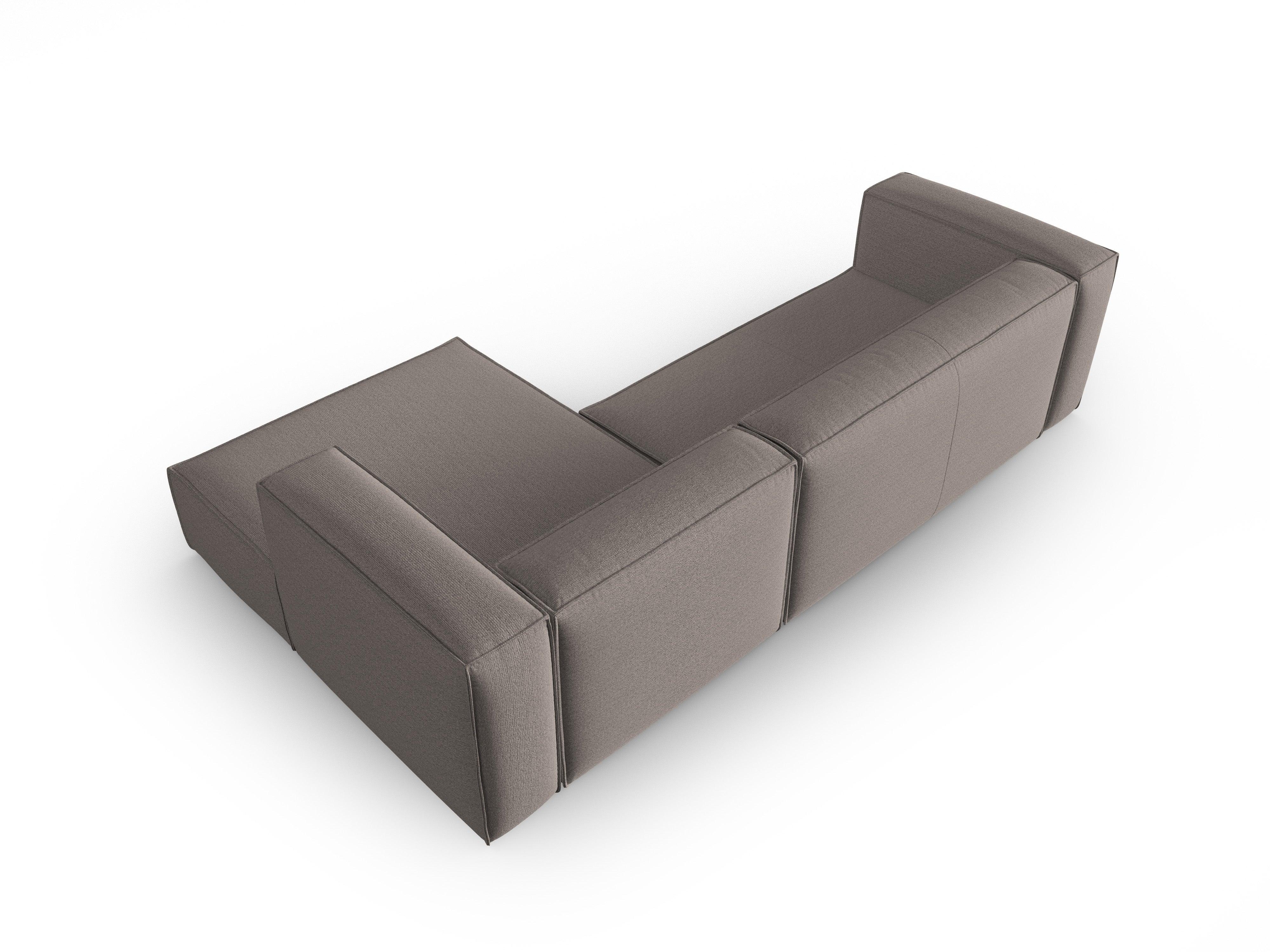 Narożnik 4-osobowy prawostronny MACKAY cappuccino boucle Cosmopolitan Design Eye on Design
