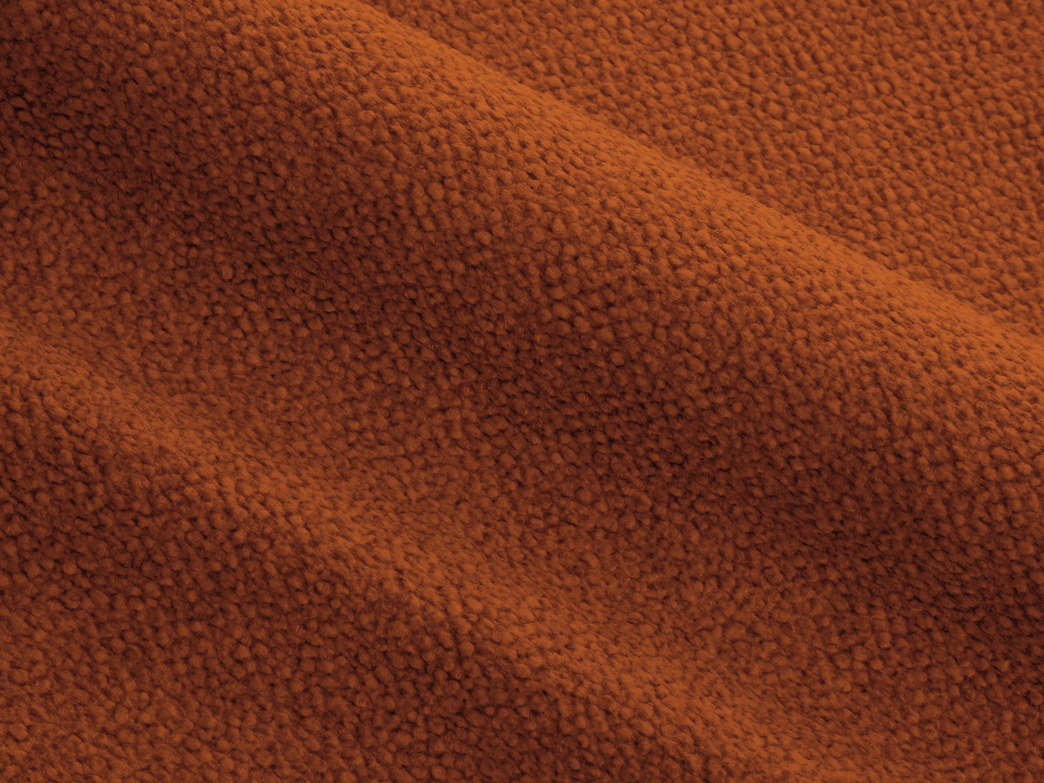Narożnik 4-osobowy prawostronny MACKAY terracotta boucle Cosmopolitan Design Eye on Design