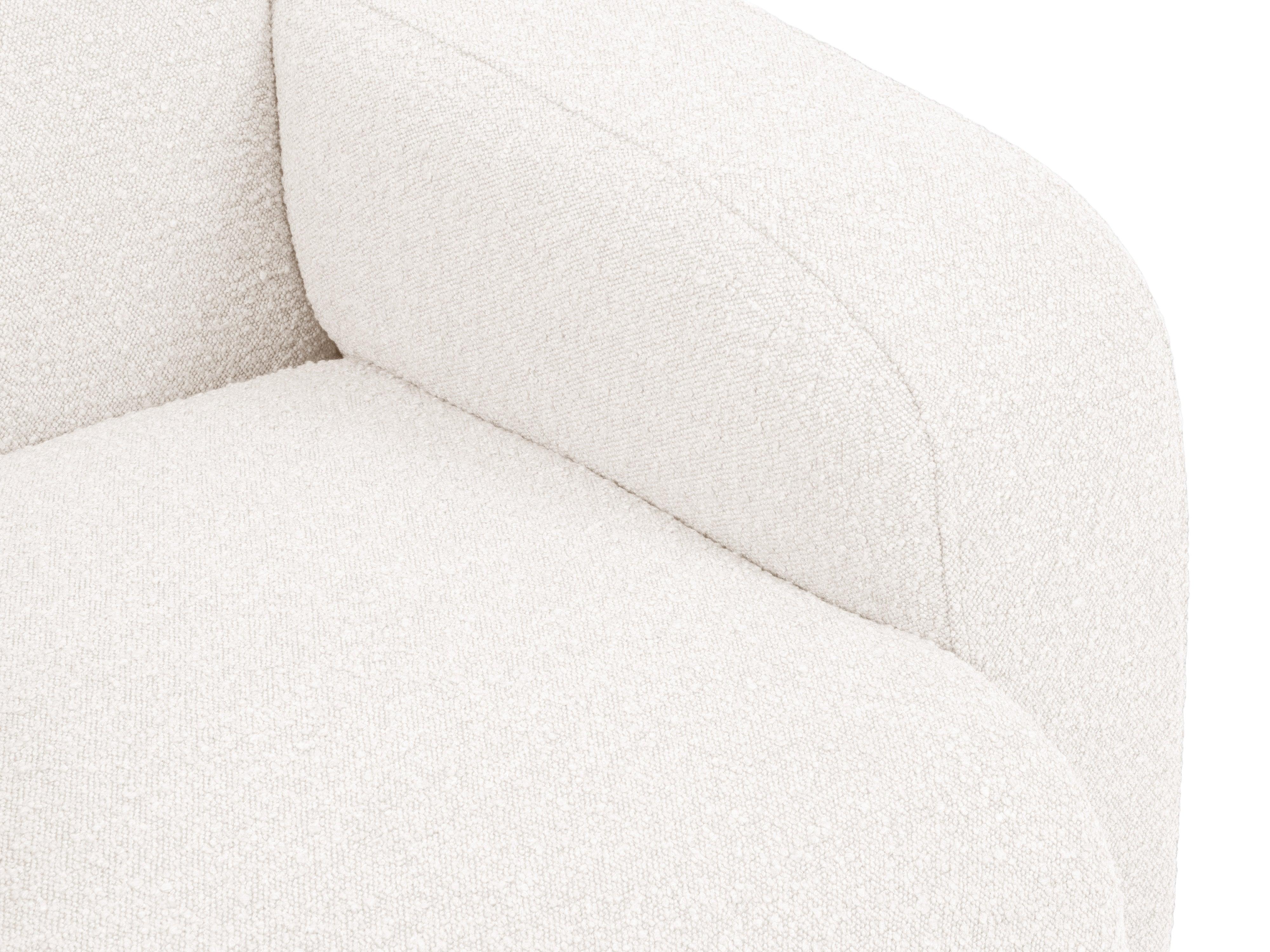 Narożnik lewostronny w tkaninie boucle 6-osobowy LOLA biały Windsor & Co Eye on Design