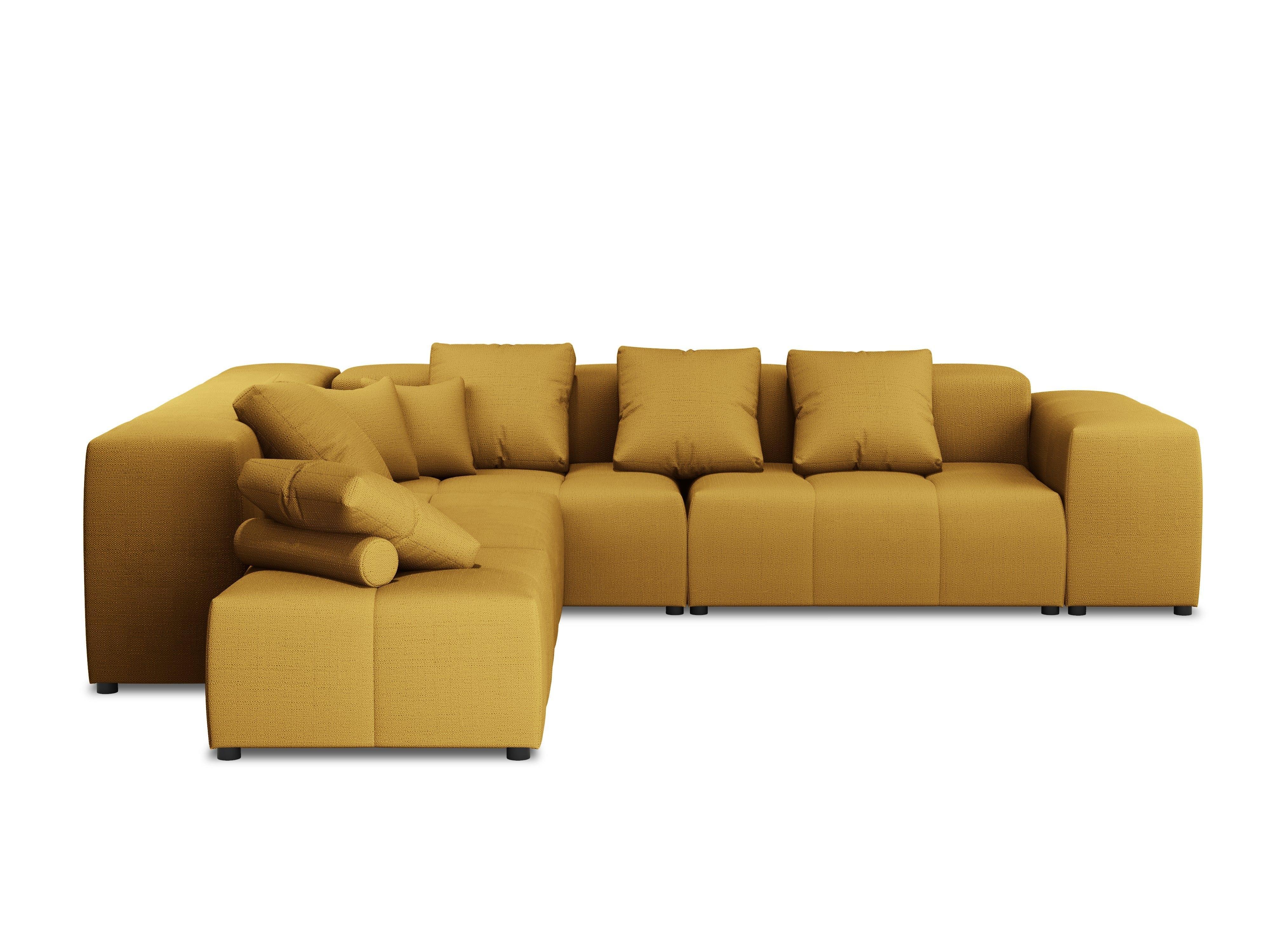Narożnik modułowy duży 5-osobowy ROME żółty Cosmopolitan Design Eye on Design