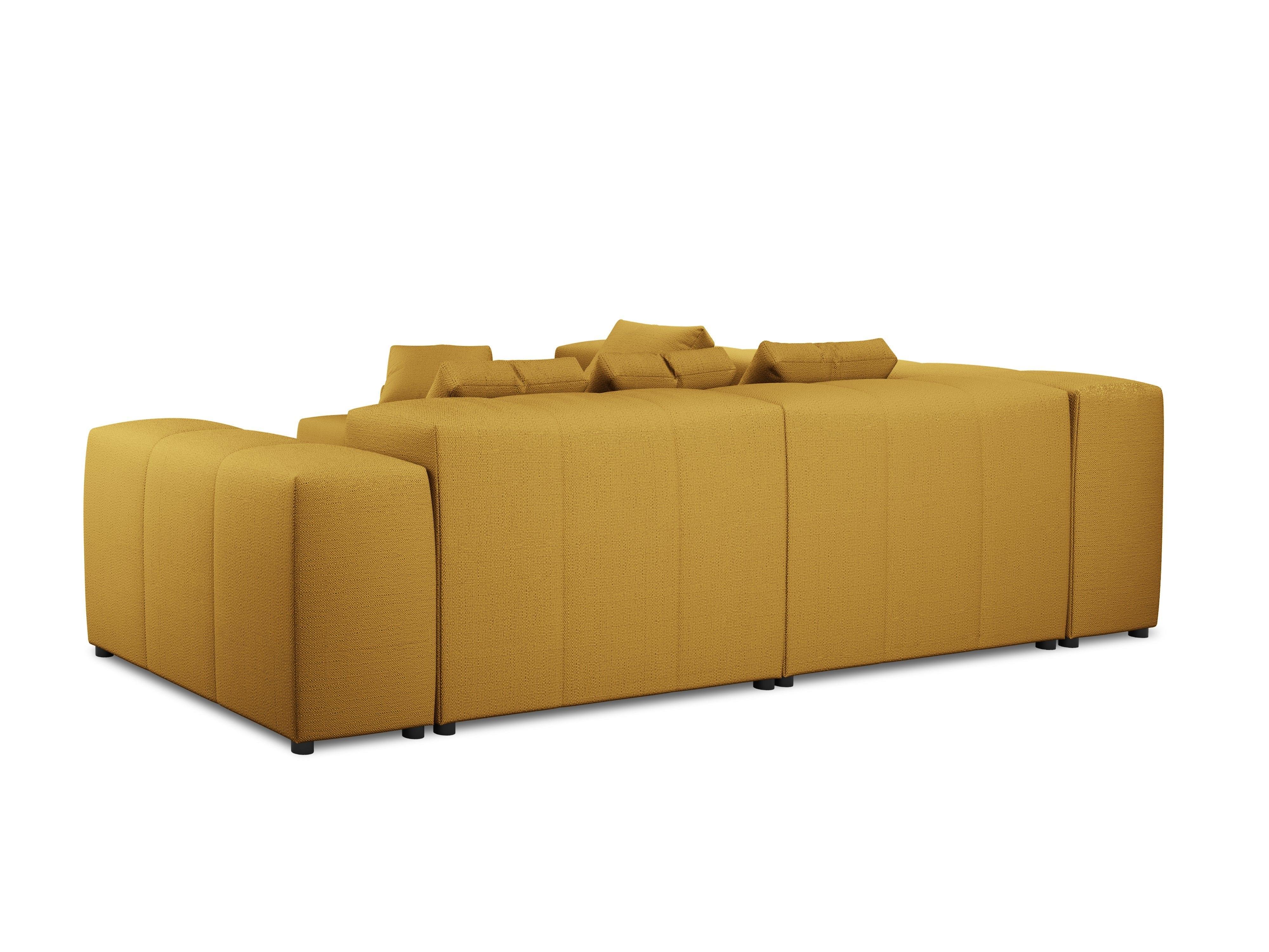 Narożnik modułowy duży 5-osobowy ROME żółty Cosmopolitan Design Eye on Design