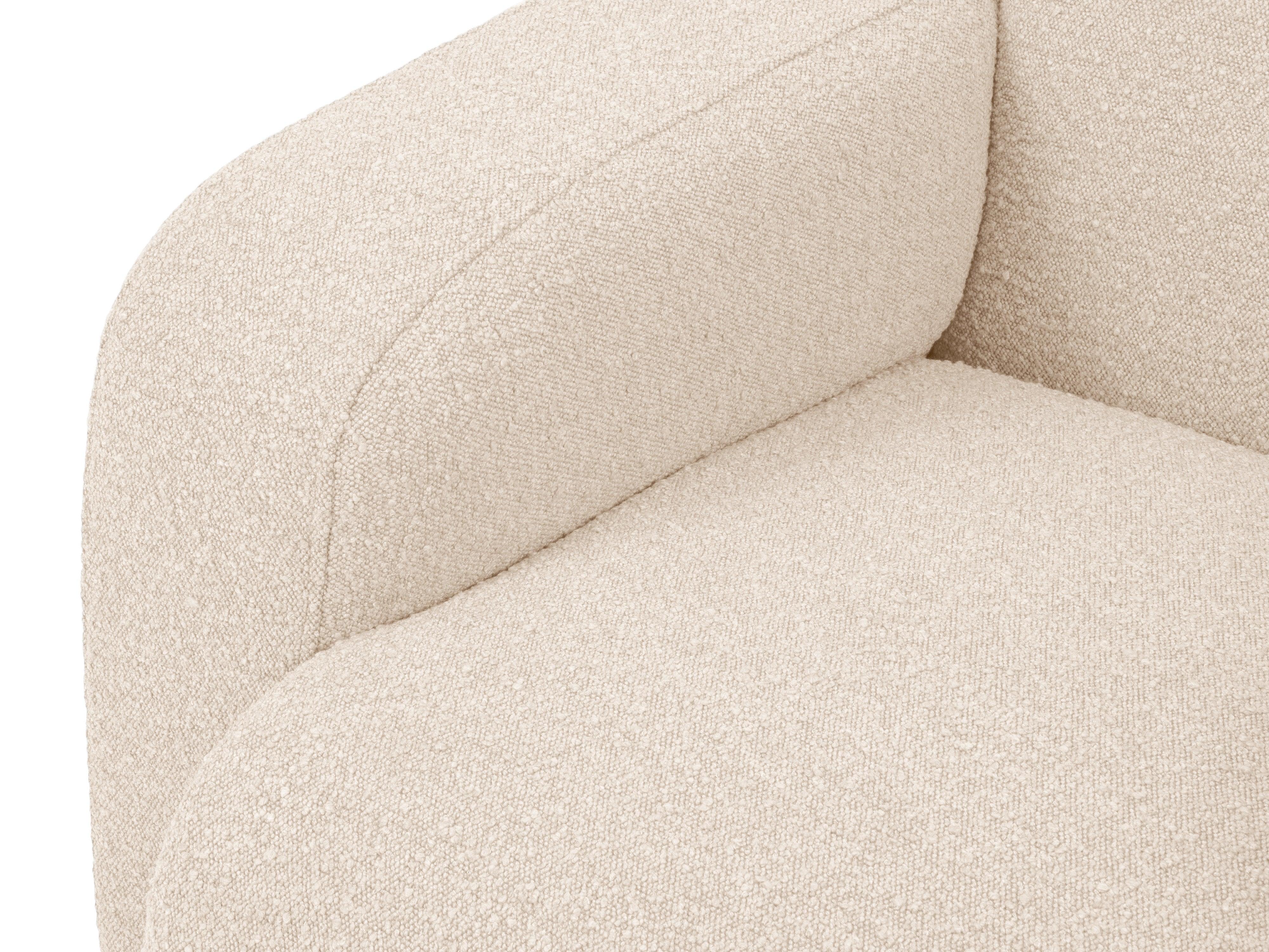 Narożnik prawostronny w tkaninie boucle 4-osobowy LOLA beżowy Windsor & Co Eye on Design