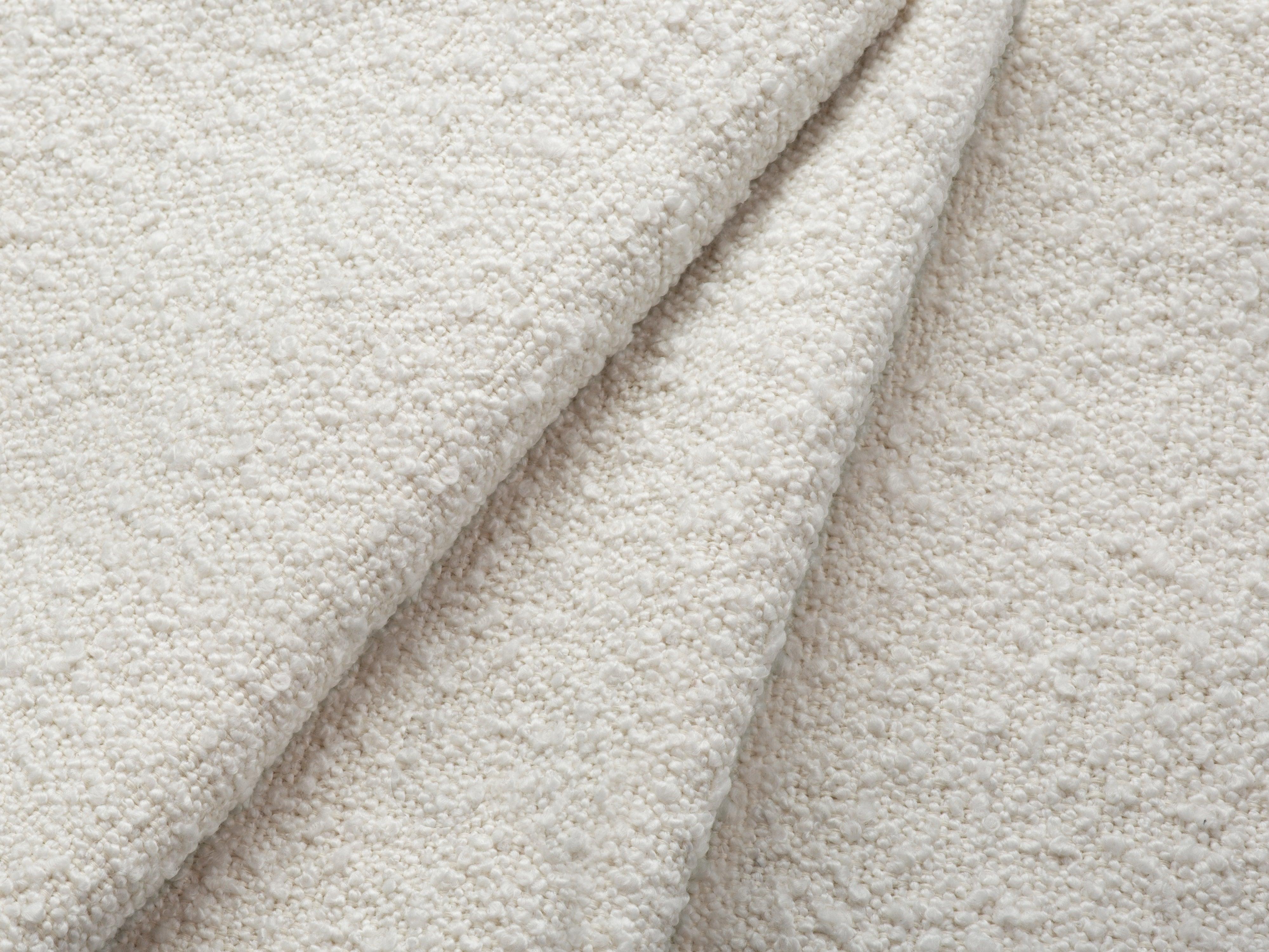 Narożnik prawostronny w tkaninie boucle z funkcją spania CARTADERA beżowy Mazzini Sofas Eye on Design