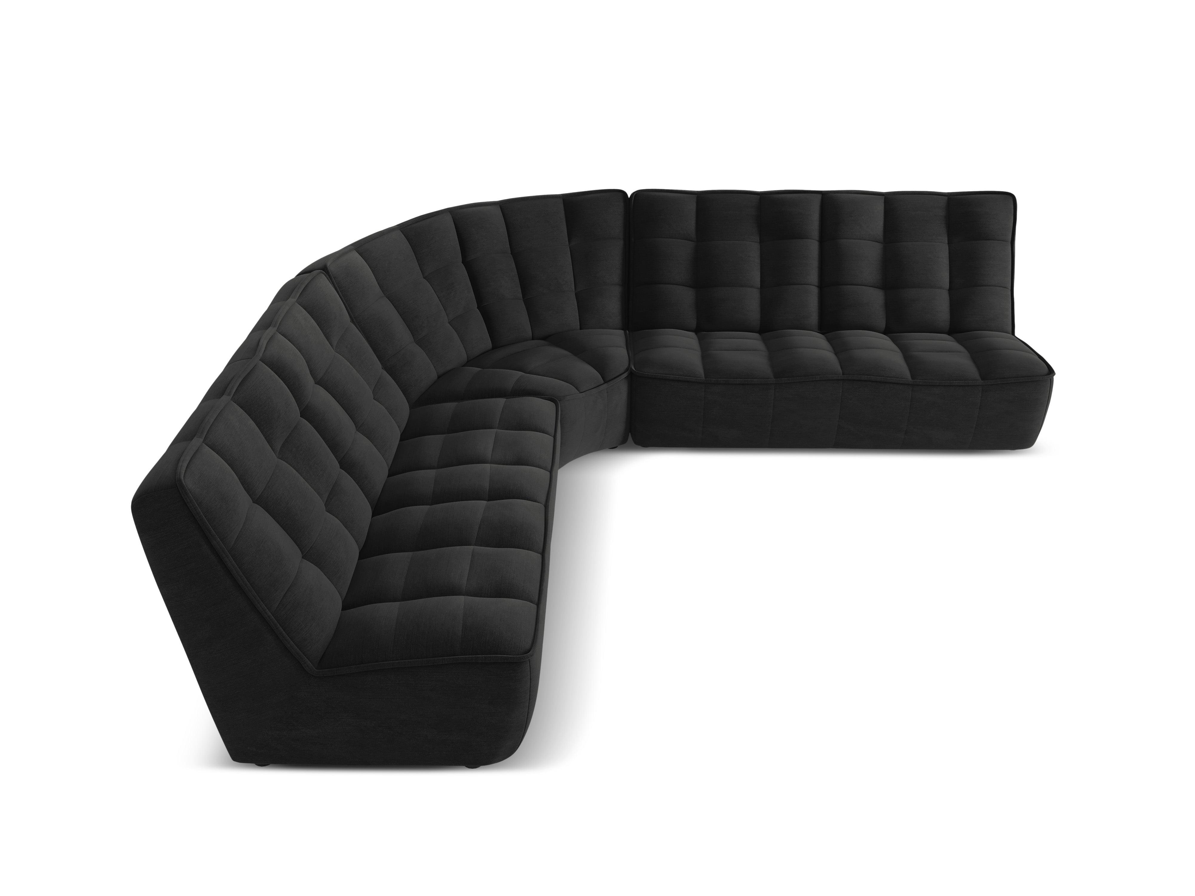 Narożnik symetryczny MONI czarny melanż Maison Heritage Eye on Design