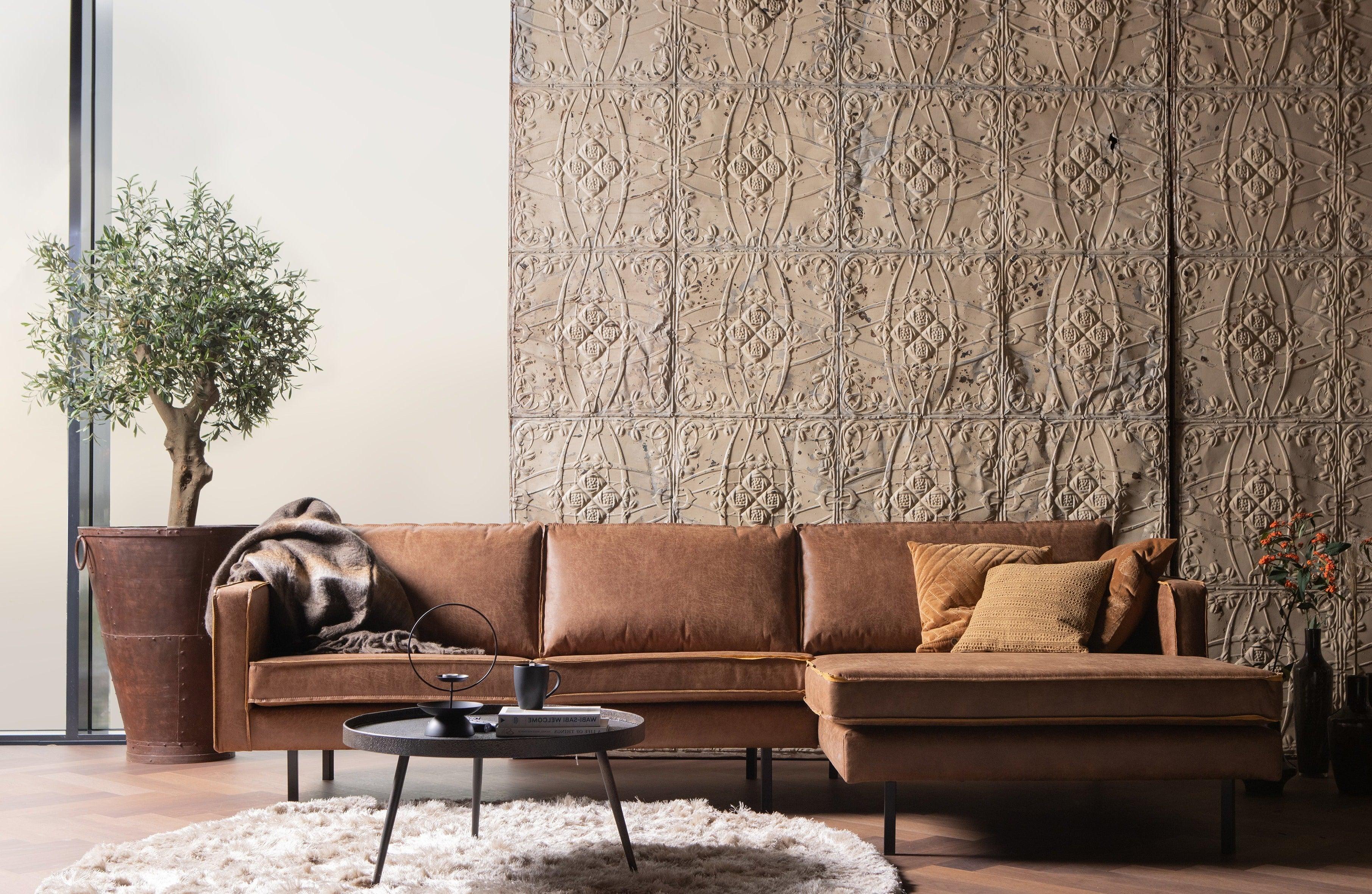 Narożnik welurowy prawostronny RODEO beżowy Be Pure Eye on Design