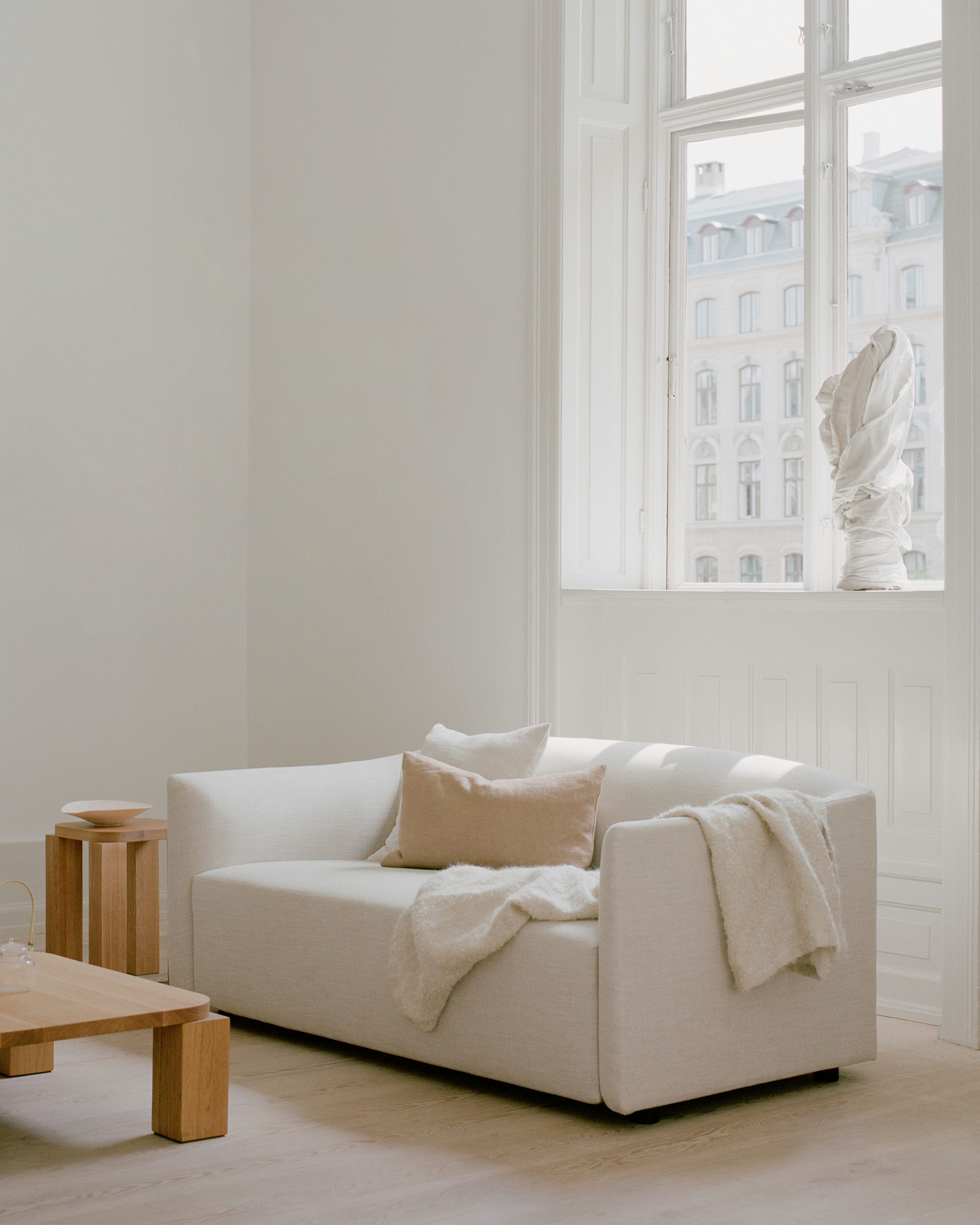 2-Personen-Sofa, gepolsterte Küste