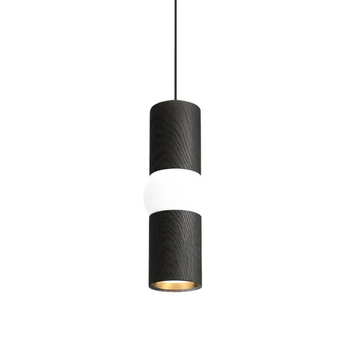 LIGHTBONE pendant lamp black oak
