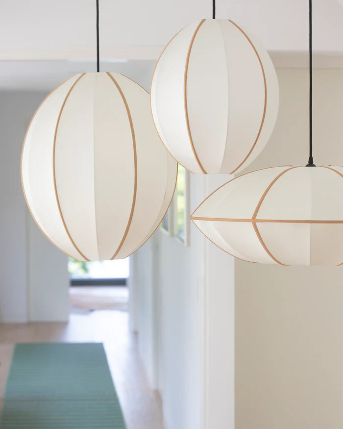 UFO-Schirm gebrochenes Weiß mit Bernstein