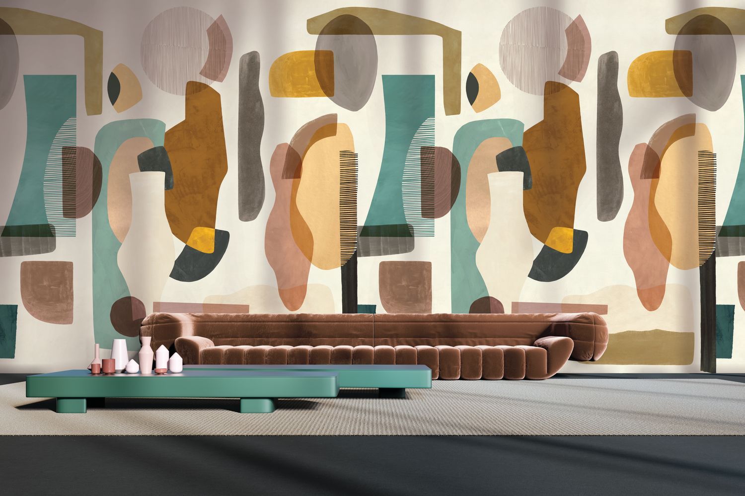 AUDRIA Brown Mural