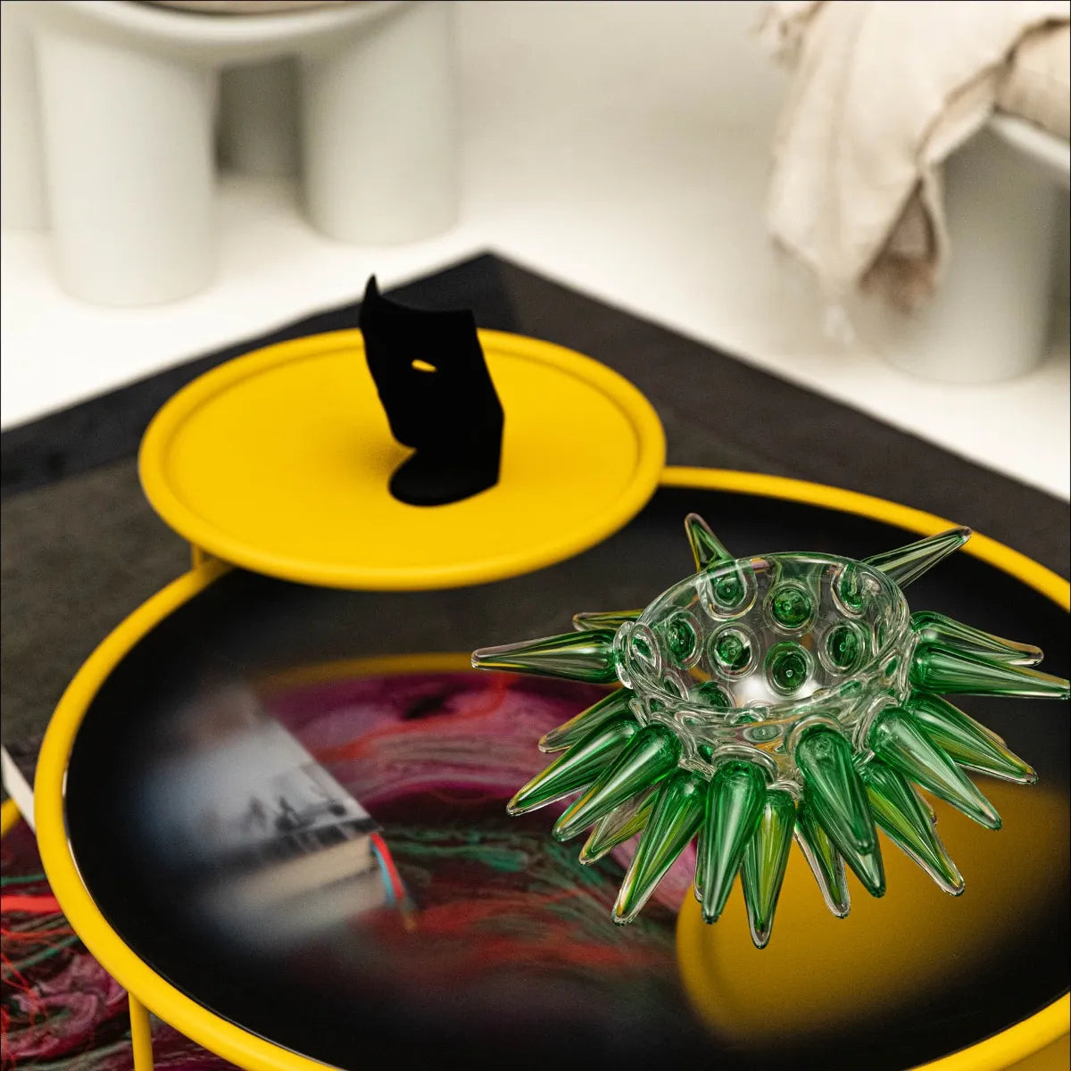 Pino Bowl Pino Green Glass