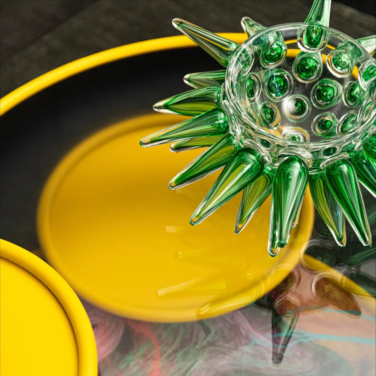 Pino Bowl Pino Green Glass