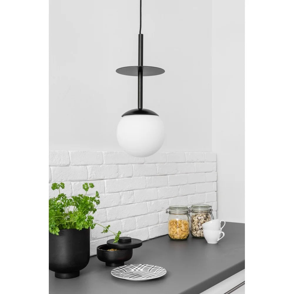 Plaat Pendant Lamp in Red-Orange