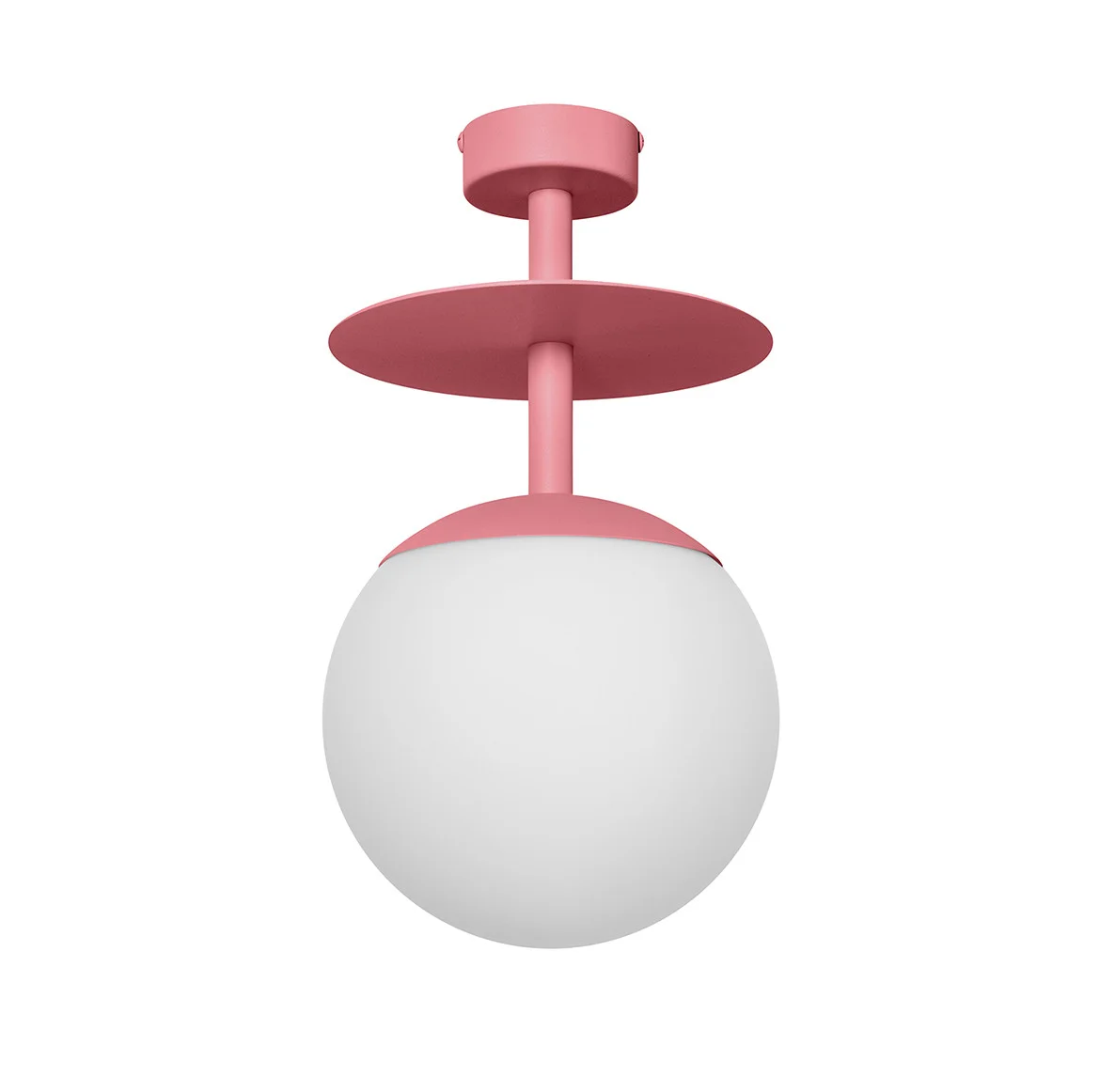 PLAAT ceiling lamp pink